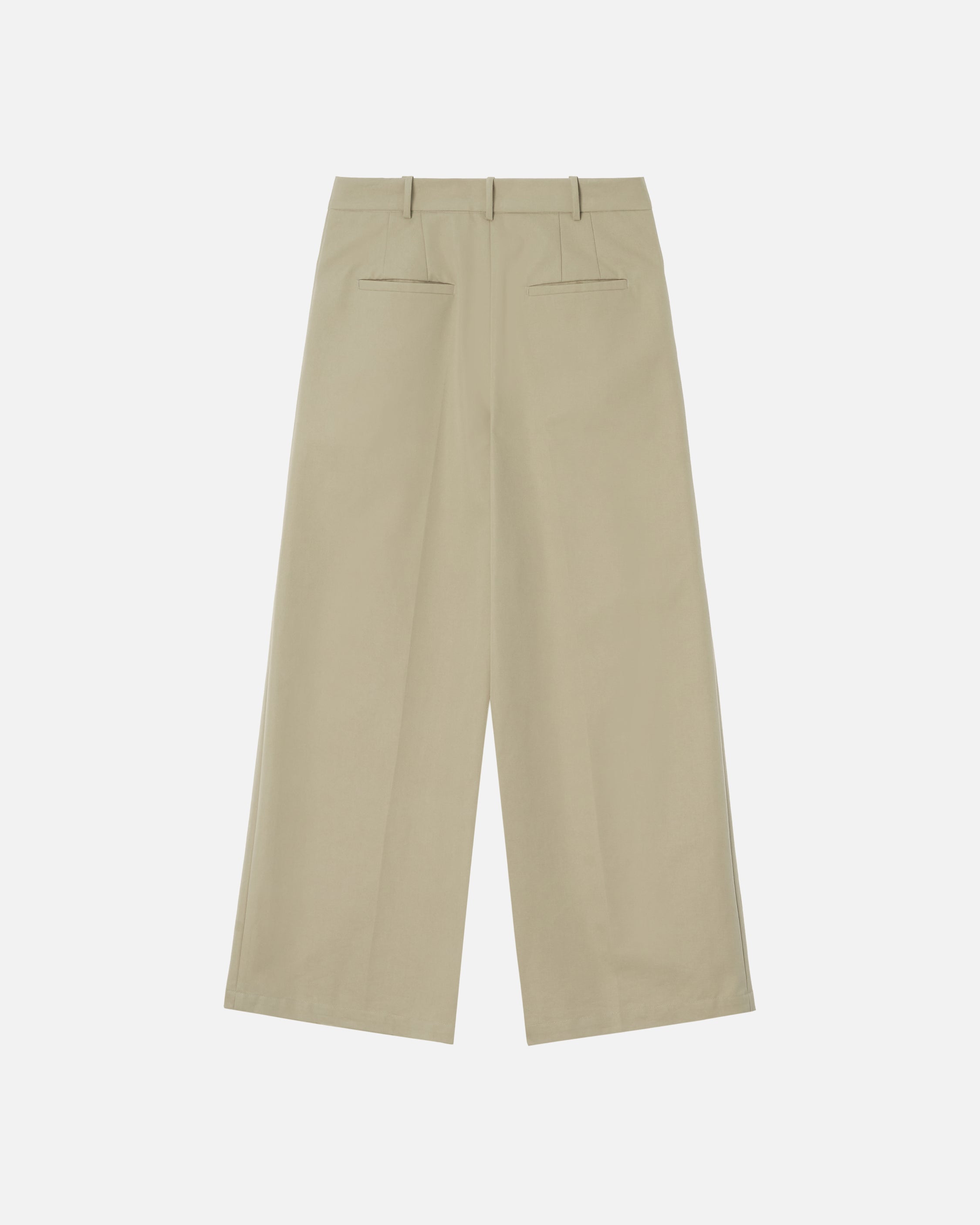 GBH / Wide Fit Cotton Pants - Beige