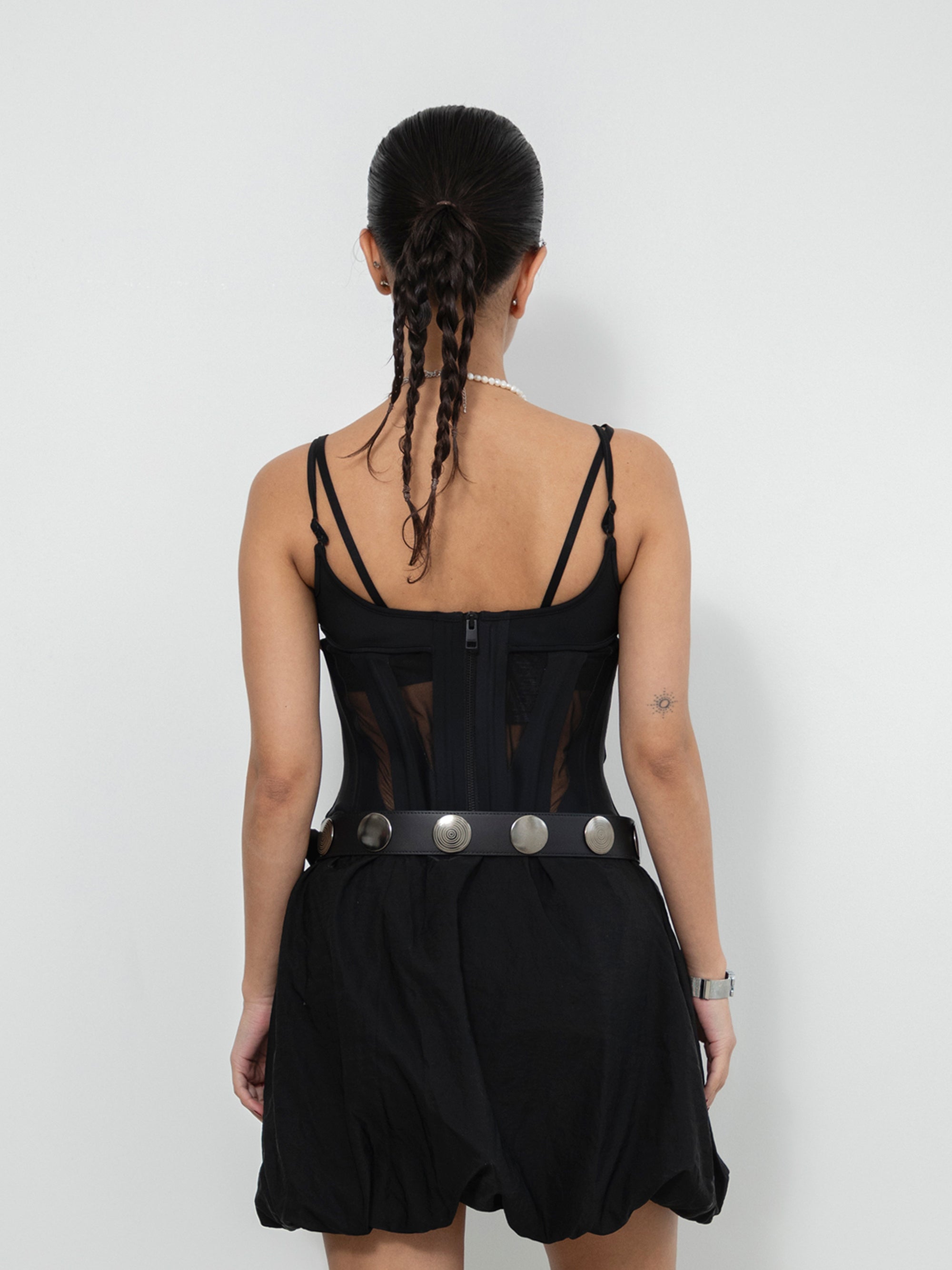 TAKARAVACO / Mirror Rivet Belt - Black