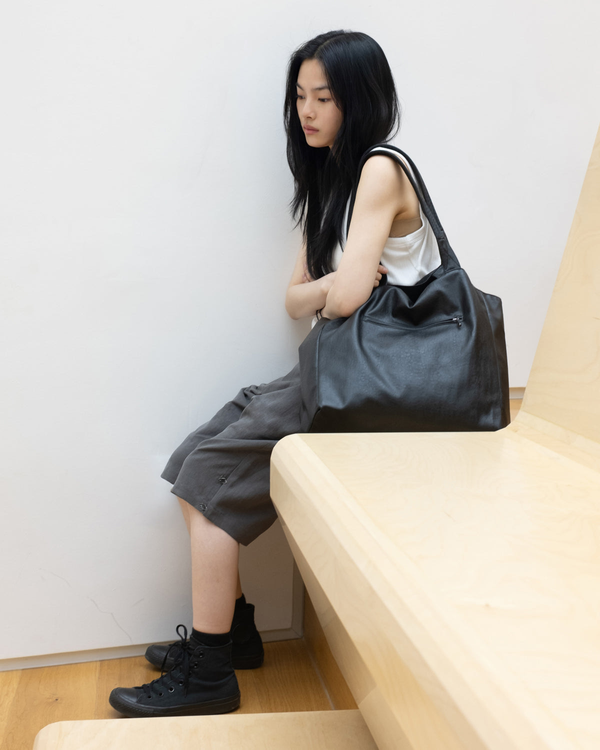 FÖRMLICH / Leather Shopper bag (Type01) - Black