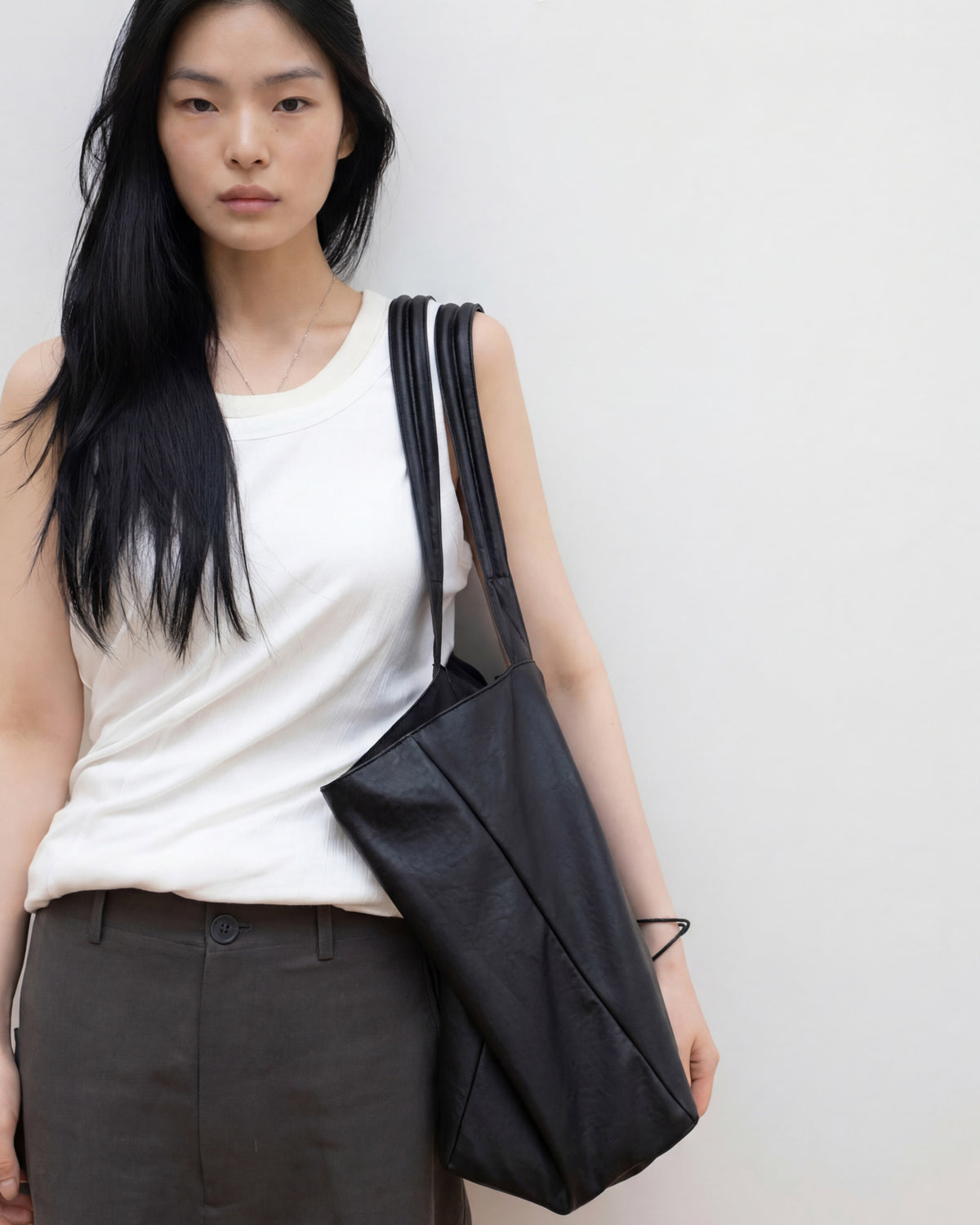 FÖRMLICH / Leather Shopper bag (Type01) - Black