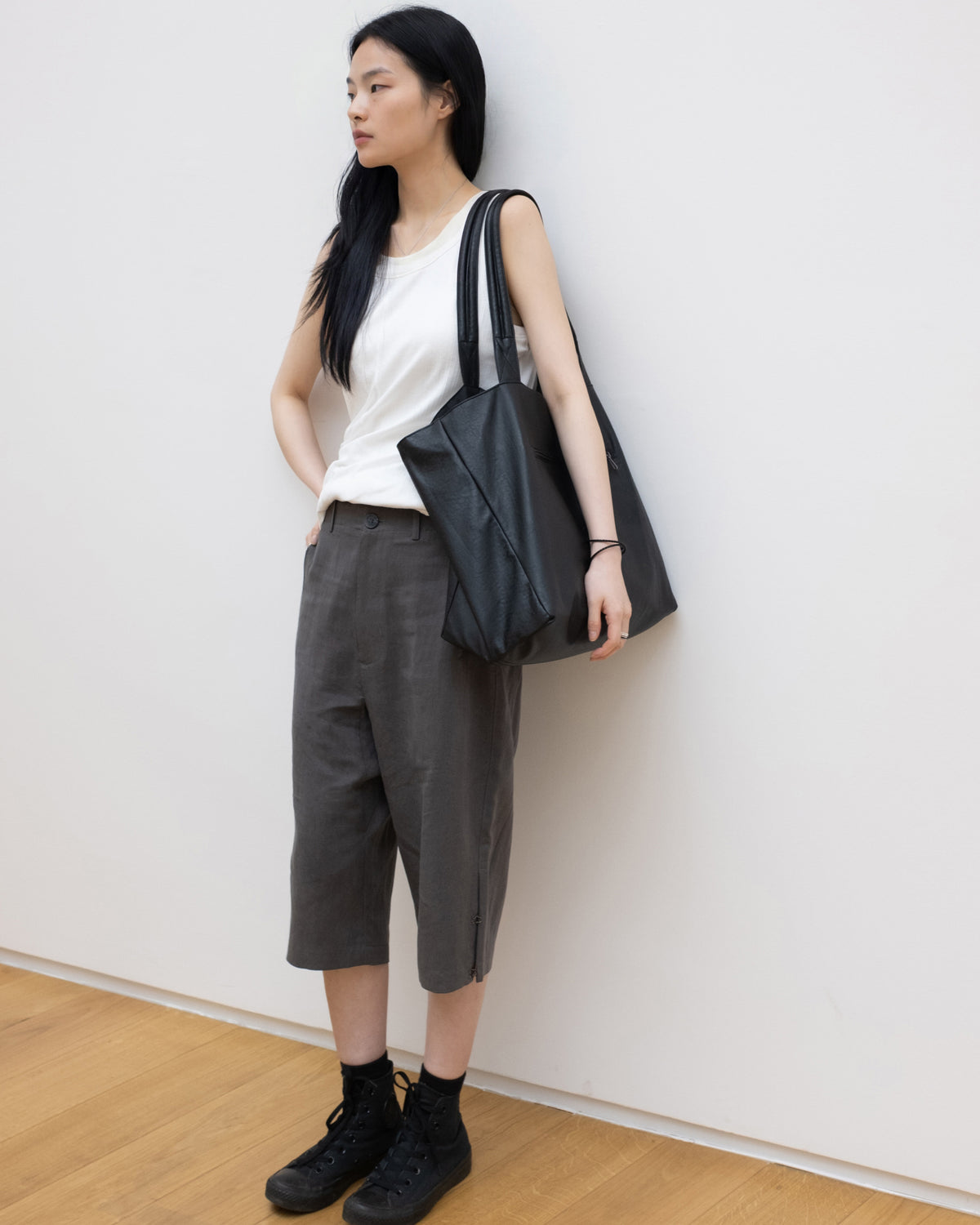 FÖRMLICH / Leather Shopper bag (Type01) - Black
