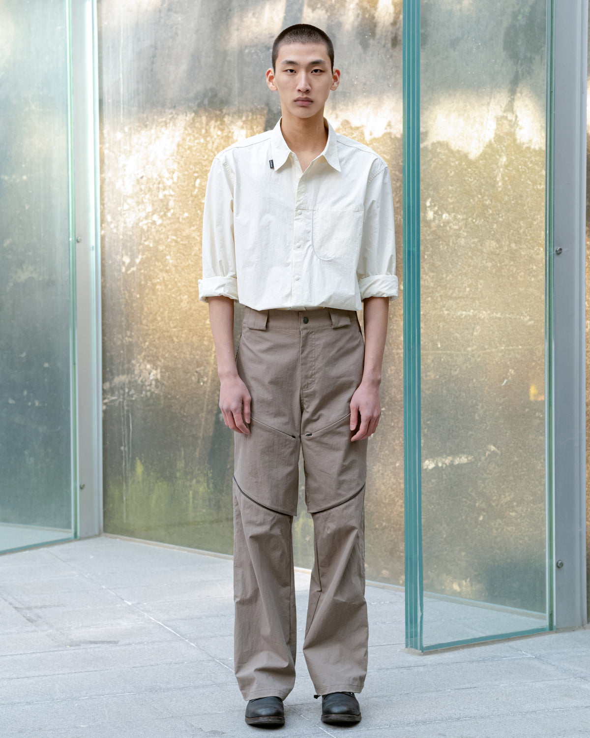 FÖRMLICH / Nylon Shirt - Ecru