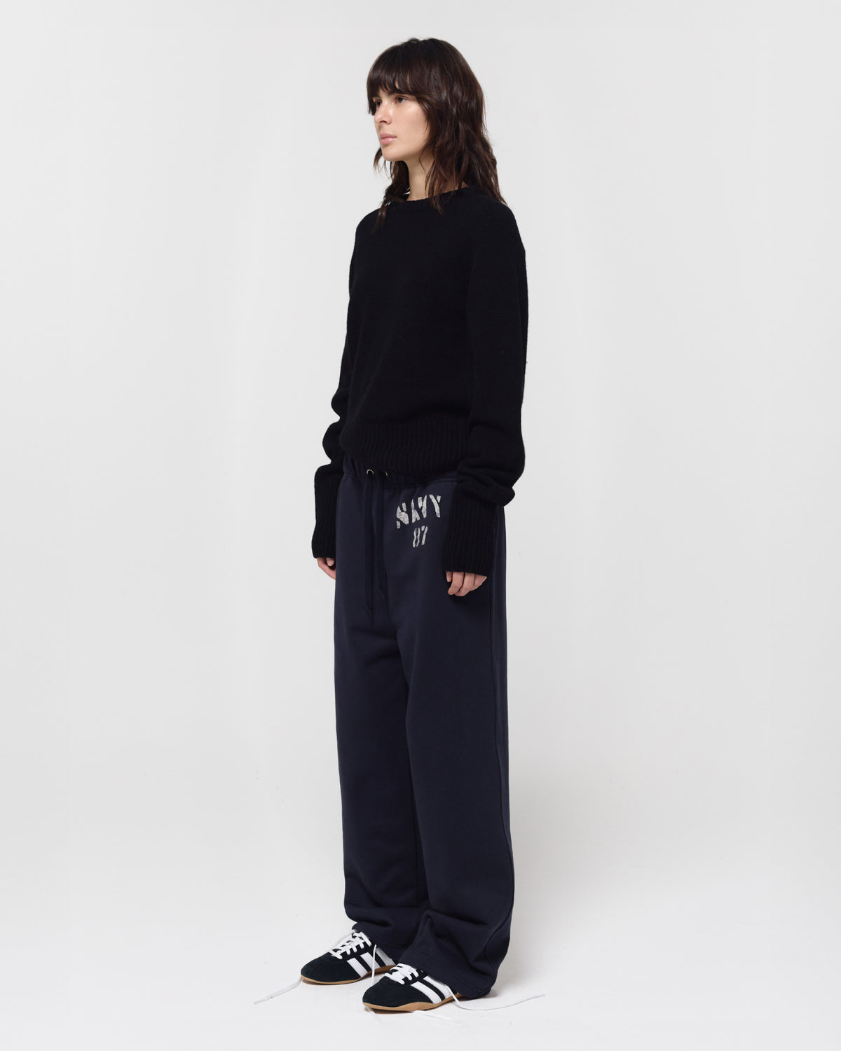 GBH / 26FW WOOL CREW NECK KNIT - Black