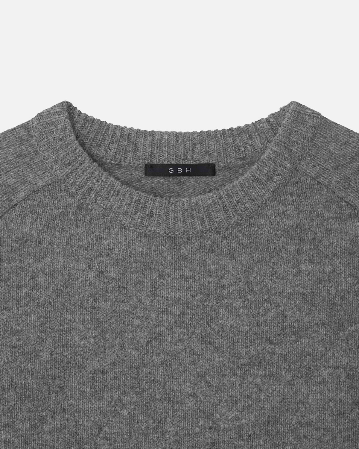 GBH / 26FW WOOL CREW NECK KNIT - Grey
