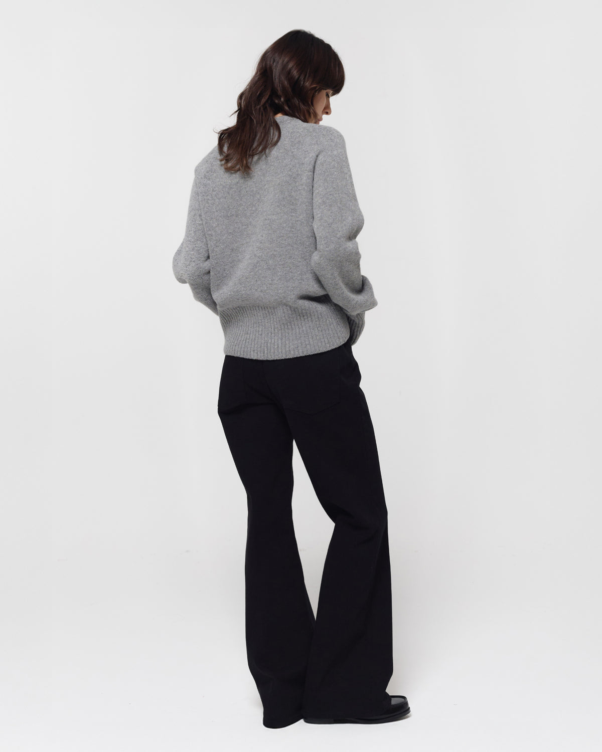 GBH / 26FW WOOL CREW NECK KNIT - Grey