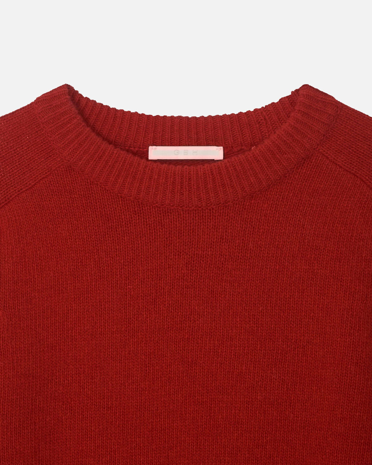 GBH / 26FW WOOL CREW NECK KNIT - RED
