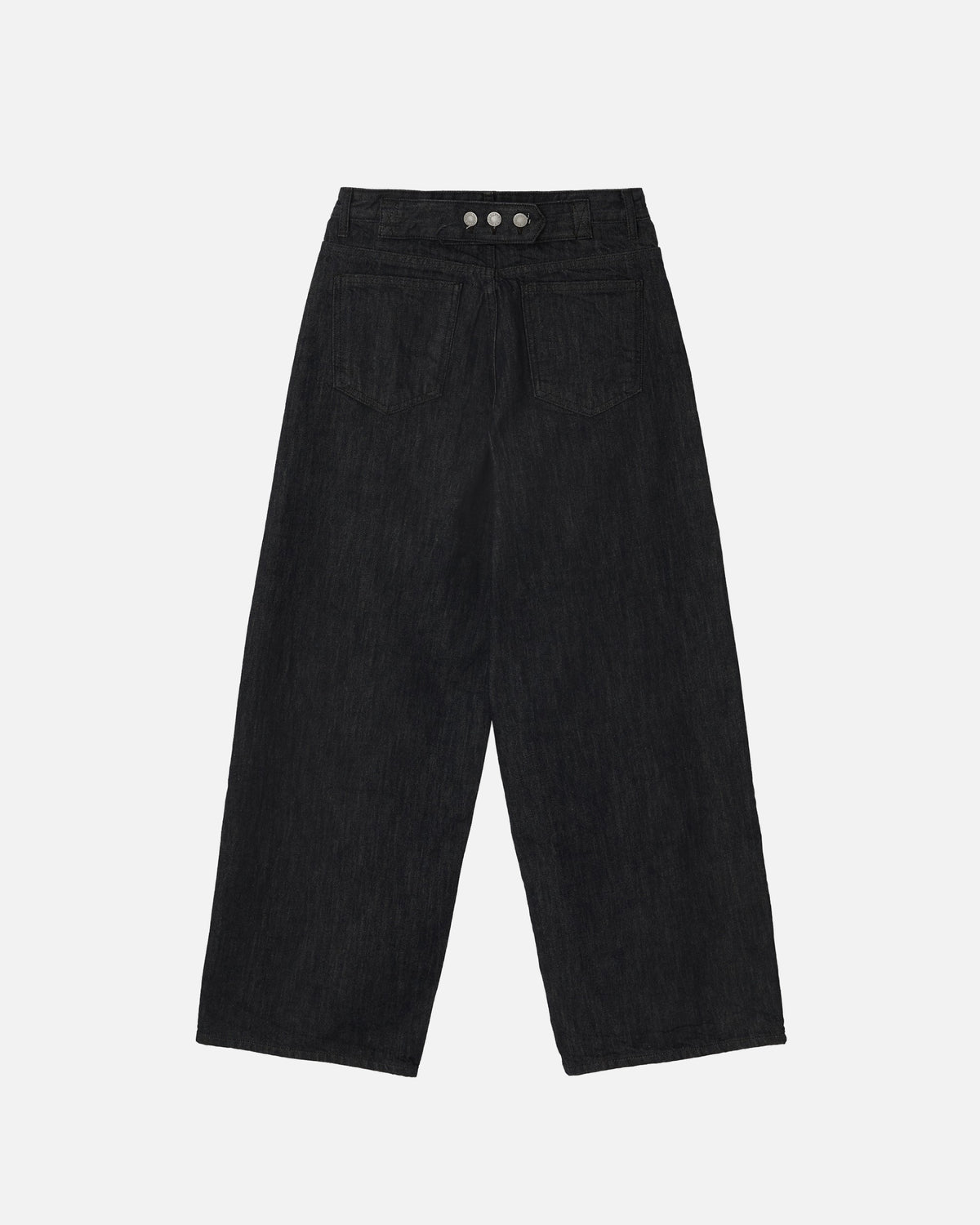 GBH / 26FW WIDE CINCH-BACK JEAN - Black