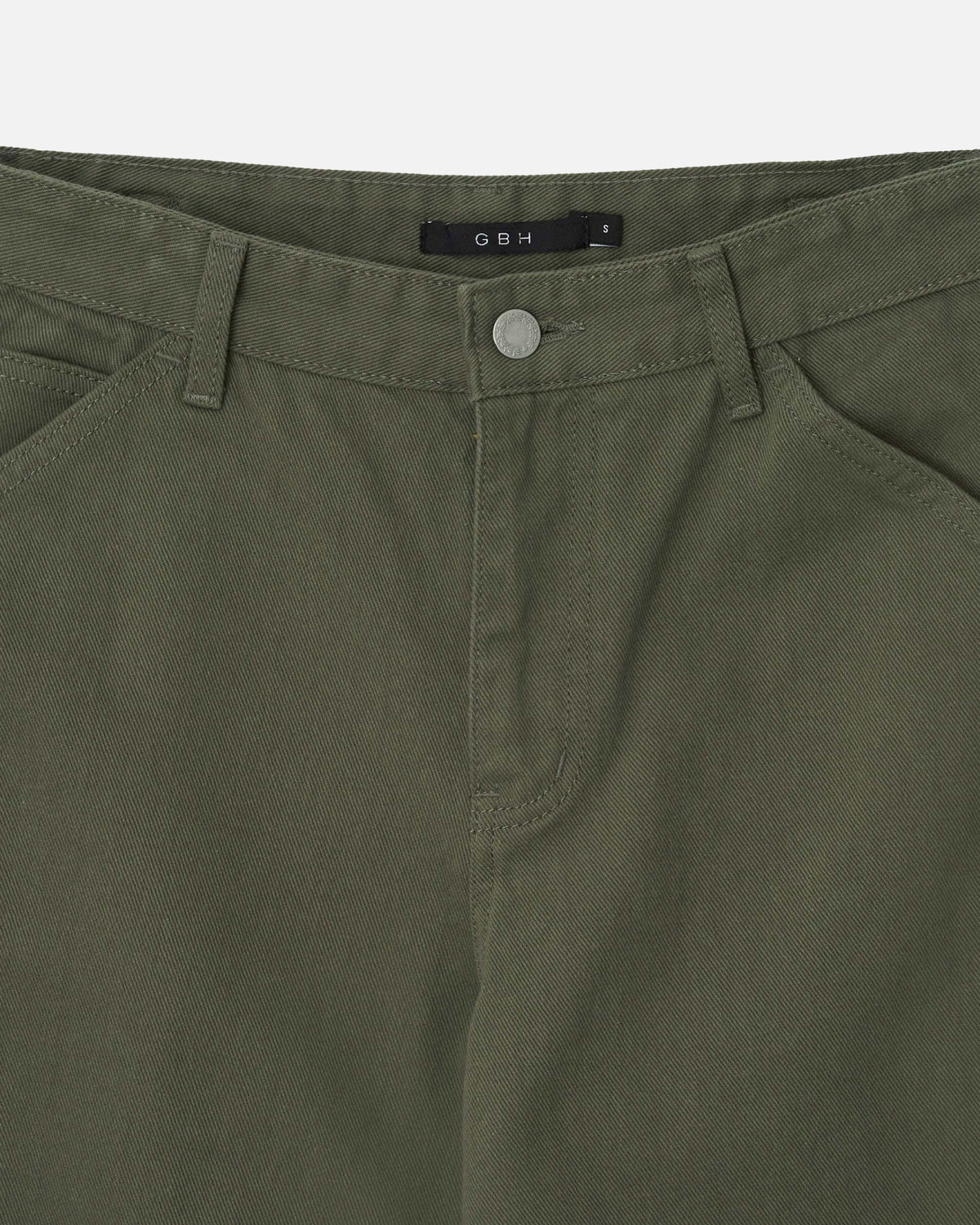GBH / 26FW WIDE CINCH-BACK JEAN - Khaki