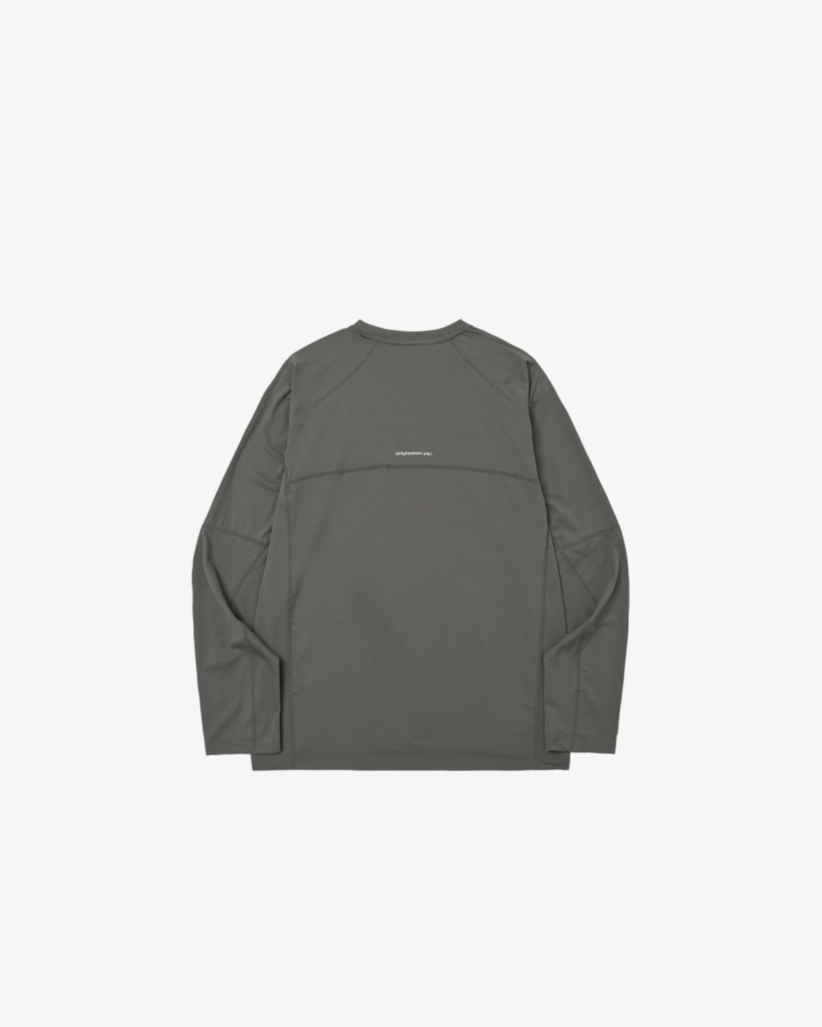 GOYOWEAR / Division Askin Logo Long Sleeve - Khaki Grey