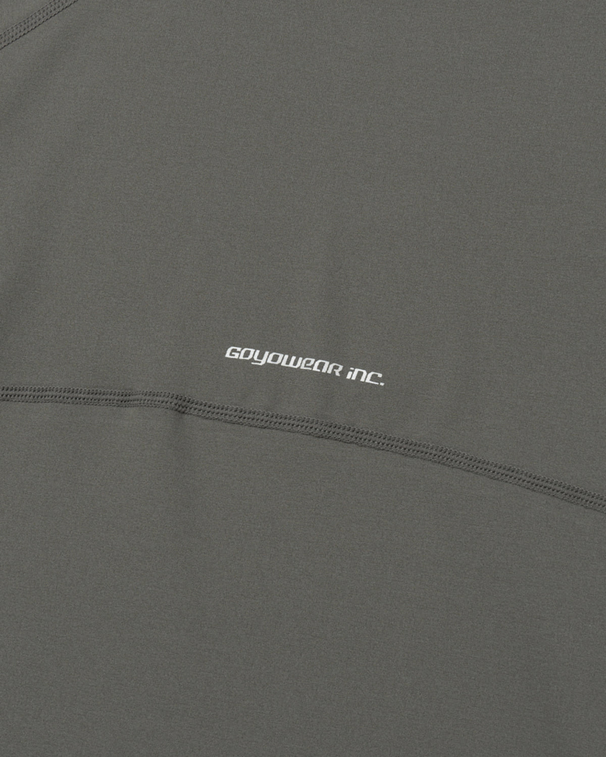 GOYOWEAR / Division Askin Logo Long Sleeve - Khaki Grey