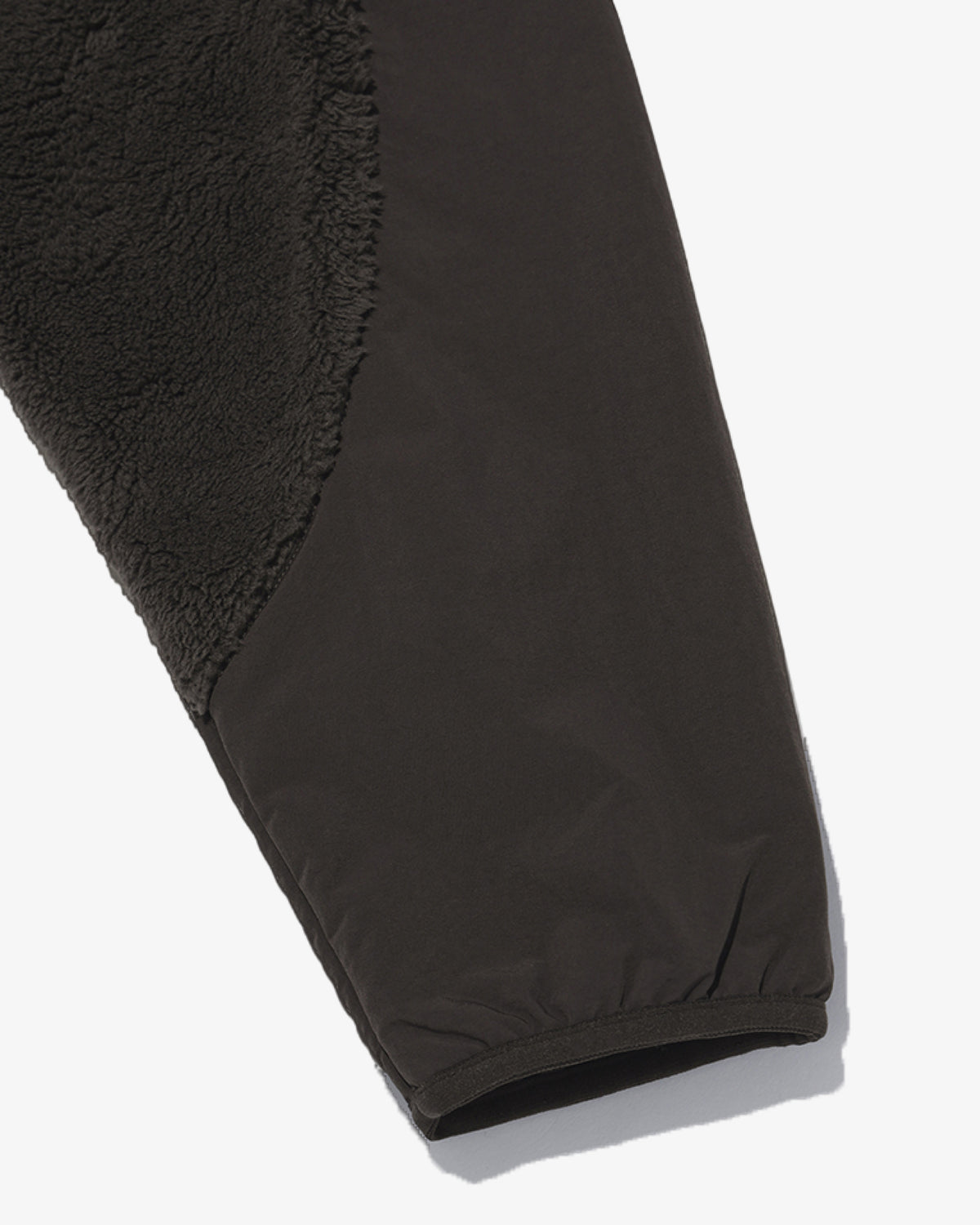 GOYOWEAR / Nylon Shear Fleece Jacket - Brown Grey