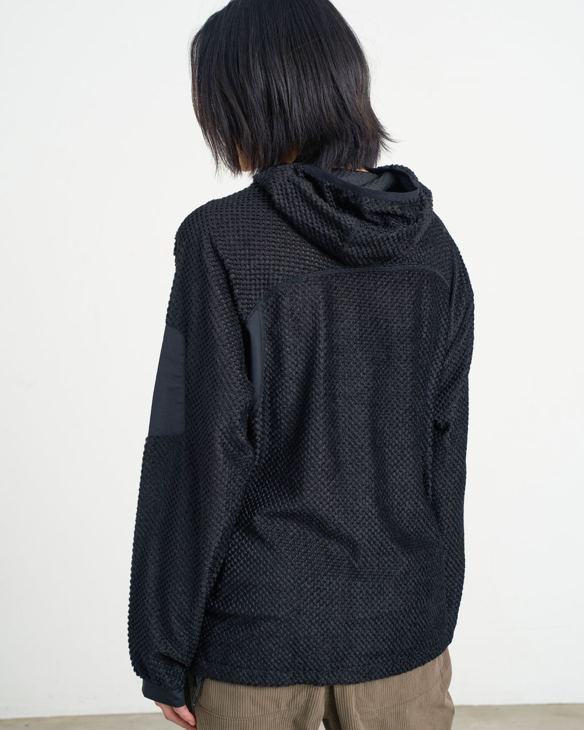 GOYOWEAR / Octa Light-Weight-Half Zip Hoodie - Black
