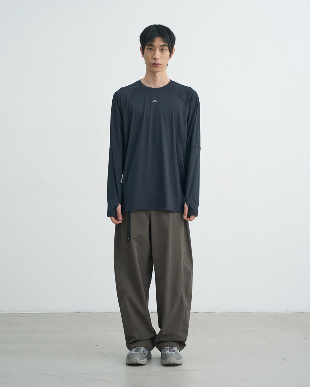 GOYOWEAR / Division Askin Logo Long Sleeve - Black
