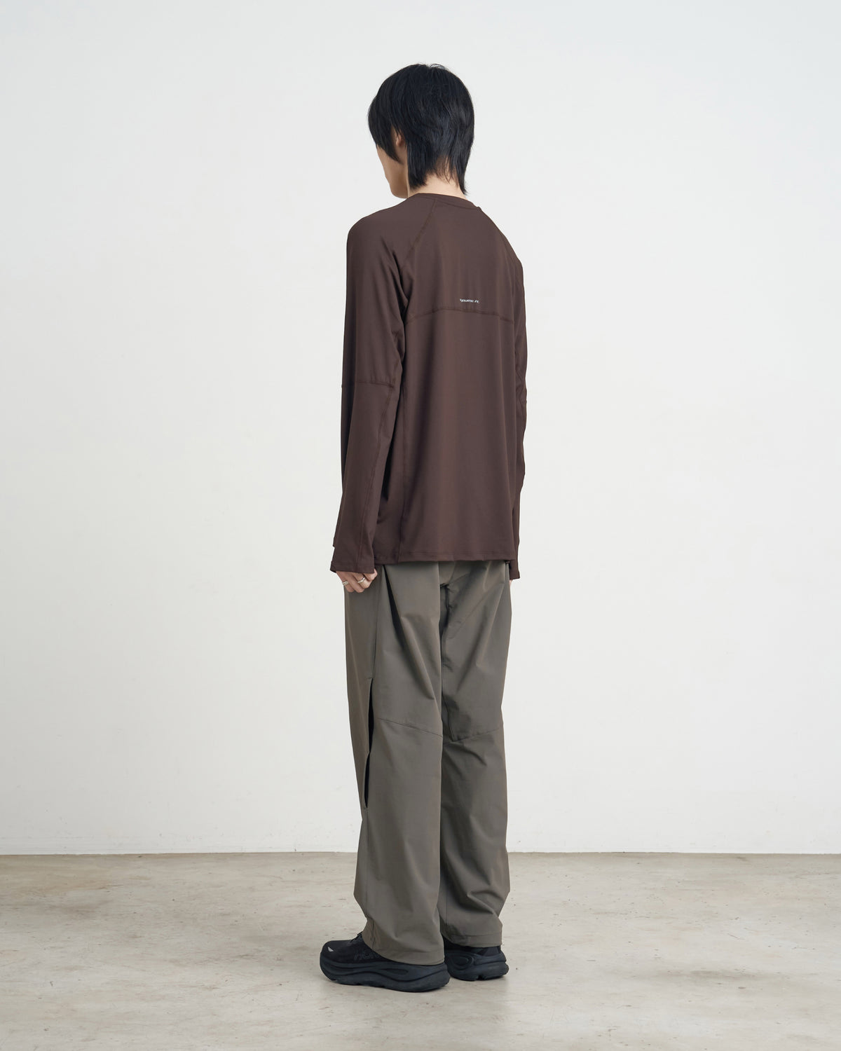 GOYOWEAR / Division Askin Logo Long Sleeve - Espresso