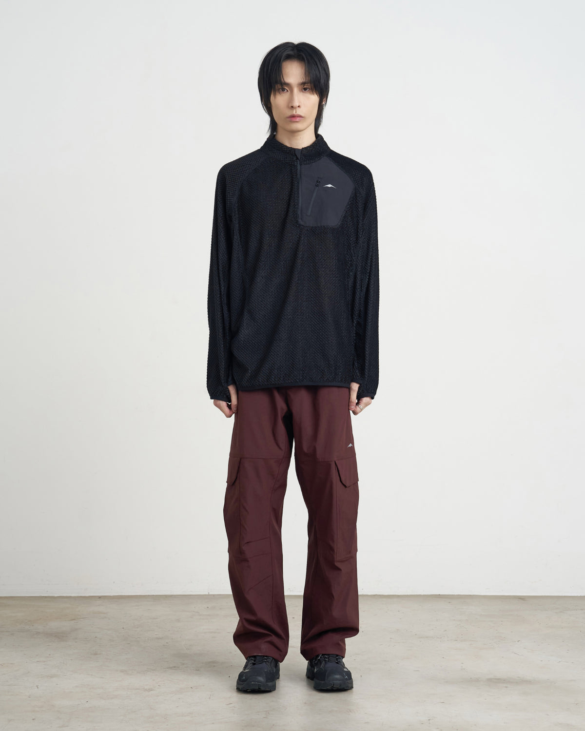 GOYOWEAR / Octa Light-Weight-Half Zip - Black