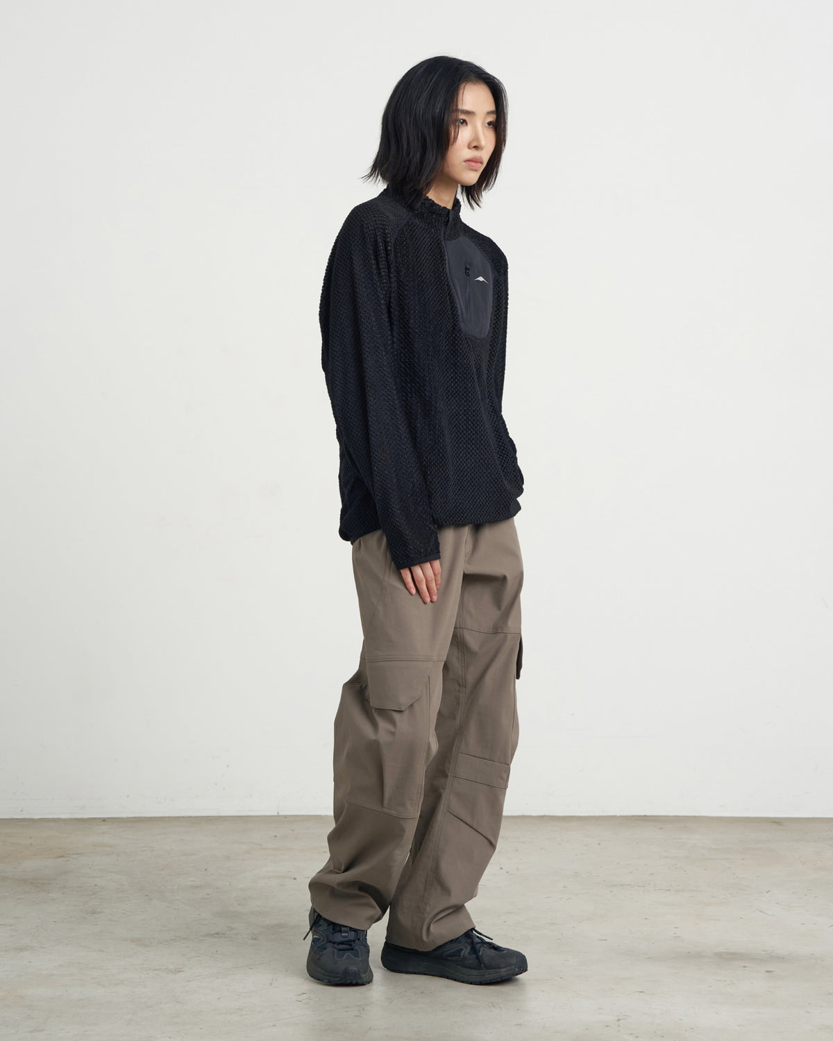 GOYOWEAR / Octa Light-Weight-Half Zip - Black