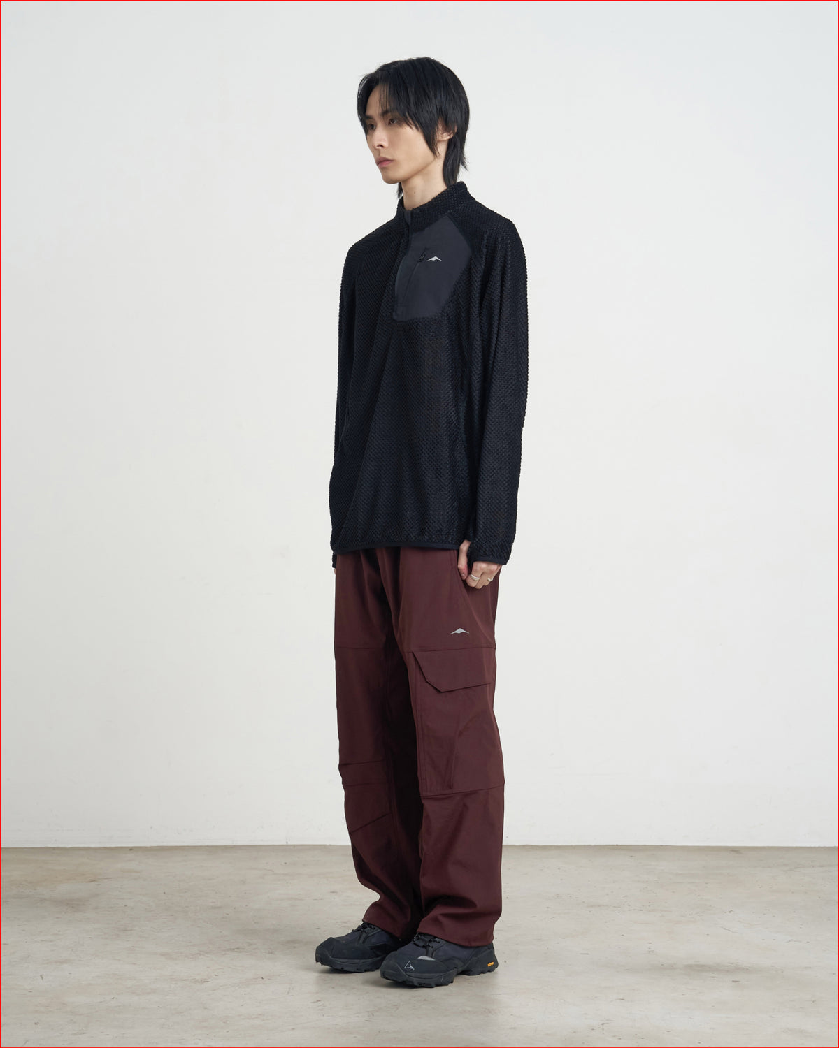 GOYOWEAR / Octa Light-Weight-Half Zip - Black