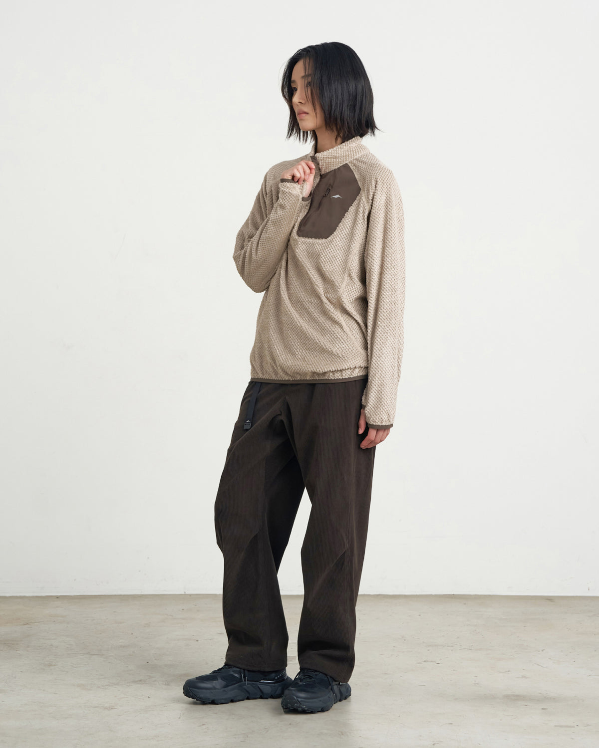GOYOWEAR / Octa Light-Weight-Half Zip - Beige