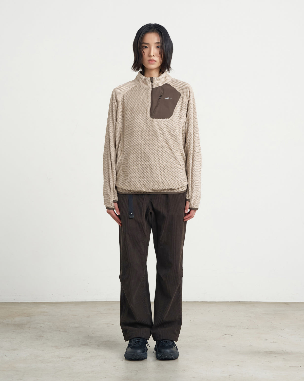 GOYOWEAR / Octa Light-Weight-Half Zip - Beige