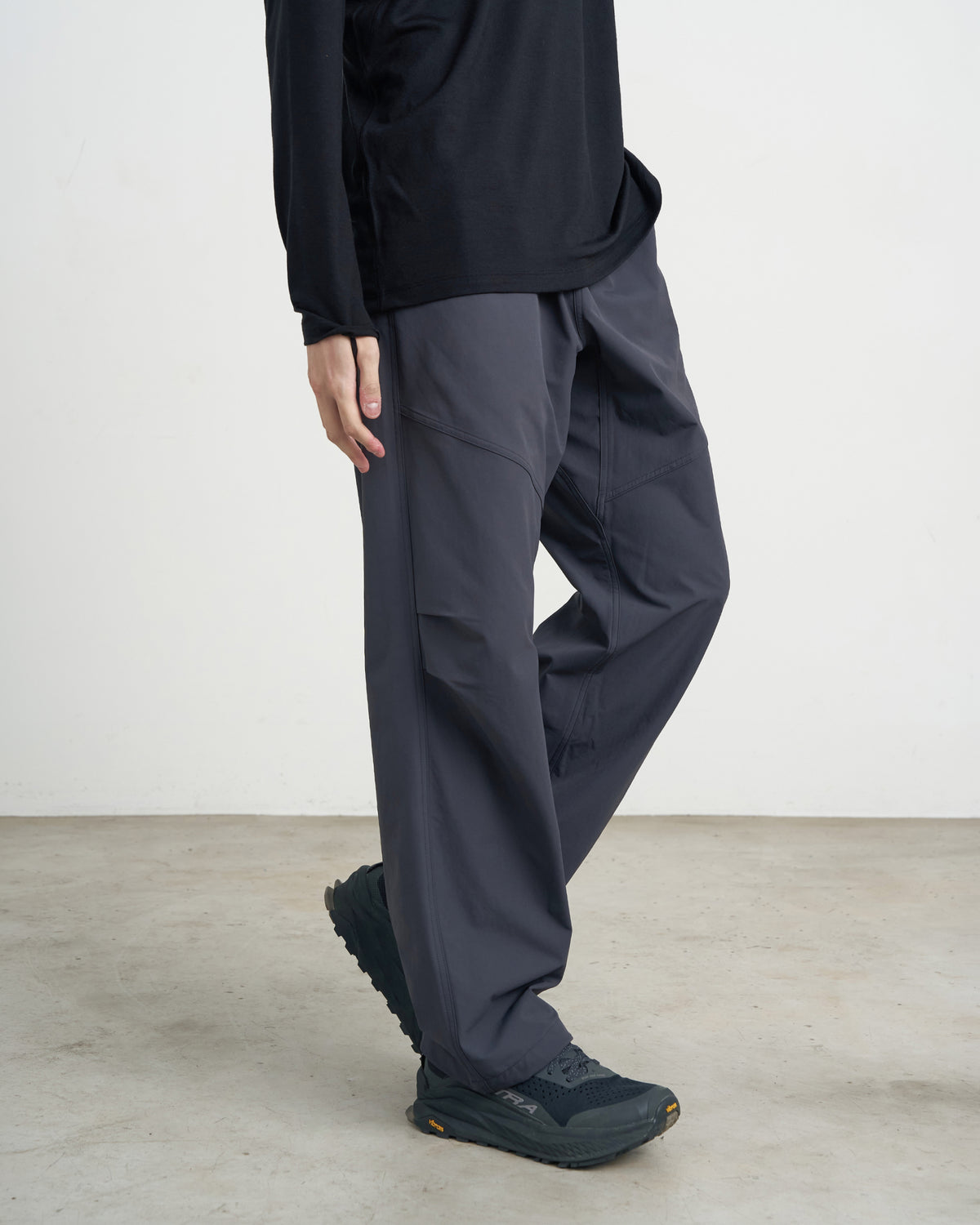 GOYOWEAR / Brushed Relax Pants - Dark Grey