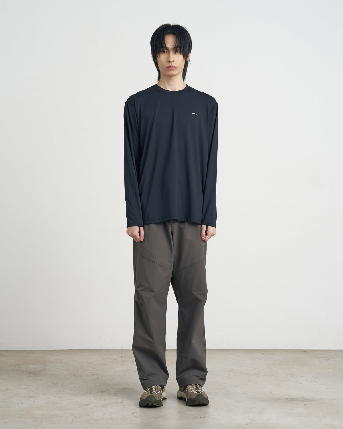 GOYOWEAR / Brushed Relax Pants - Khaki Grey