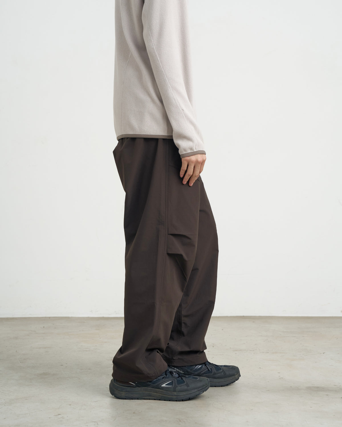 GOYOWEAR / Brushed Relax Pants - Brown