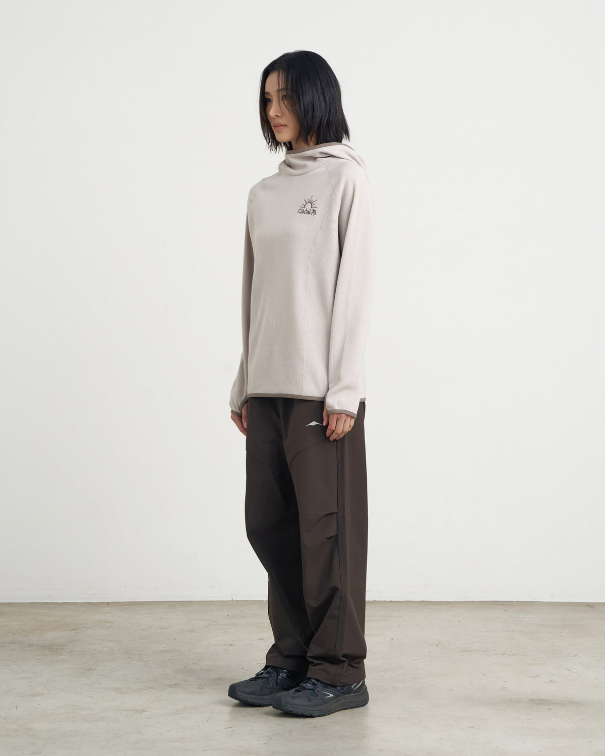 GOYOWEAR / Brushed Relax Pants - Brown