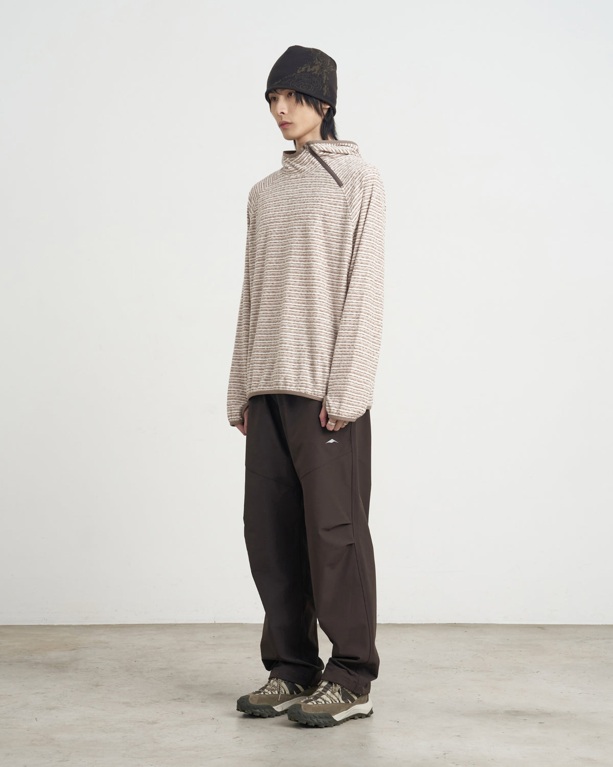 GOYOWEAR / Brushed Relax Pants - Brown
