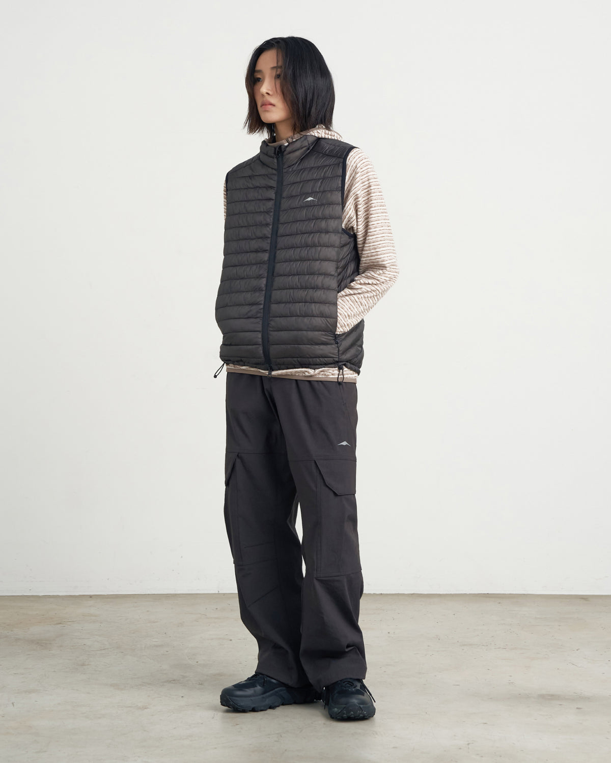 GOYOWEAR / Utility Wide Cargo Pants - Brown