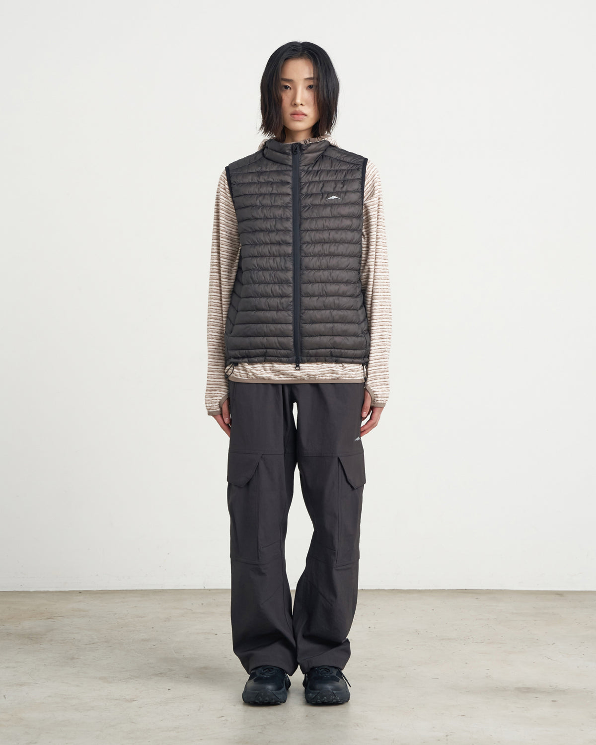 GOYOWEAR / Utility Wide Cargo Pants - Brown