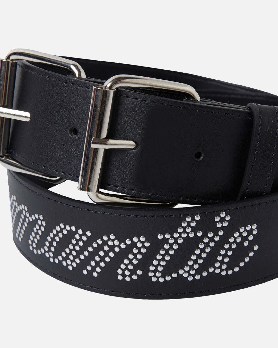 TAKARAVACO / Hotfix Double Buckle Belt - Black