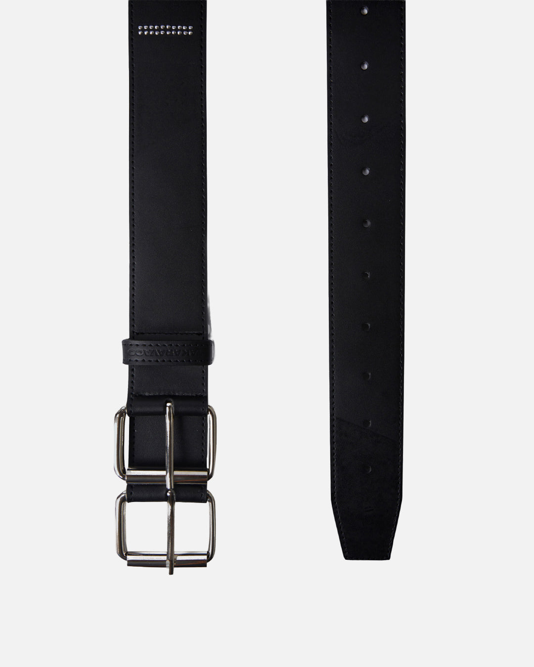 TAKARAVACO / Hotfix Double Buckle Belt - Black