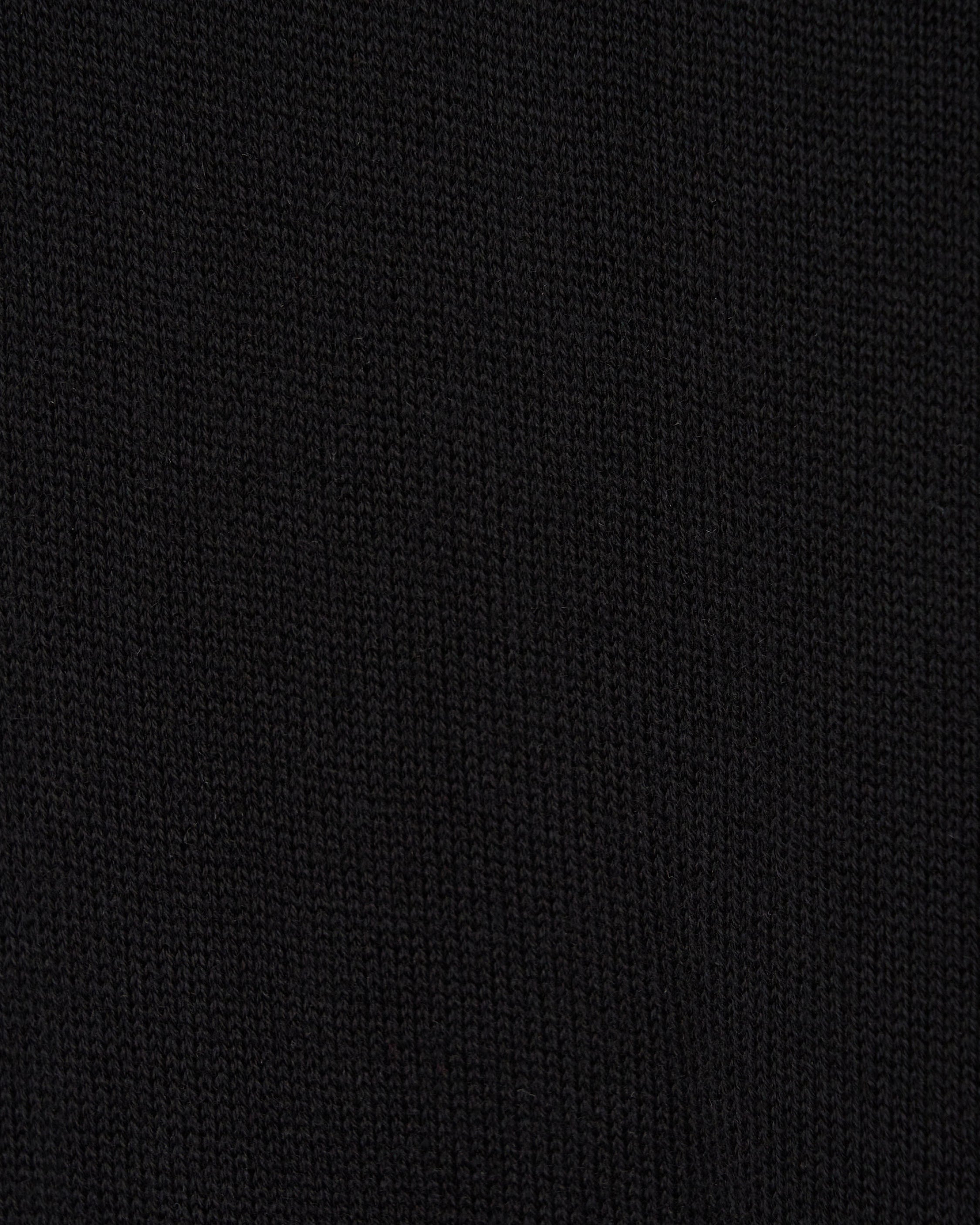 GBH / Wool Silk Polo Knit - Black