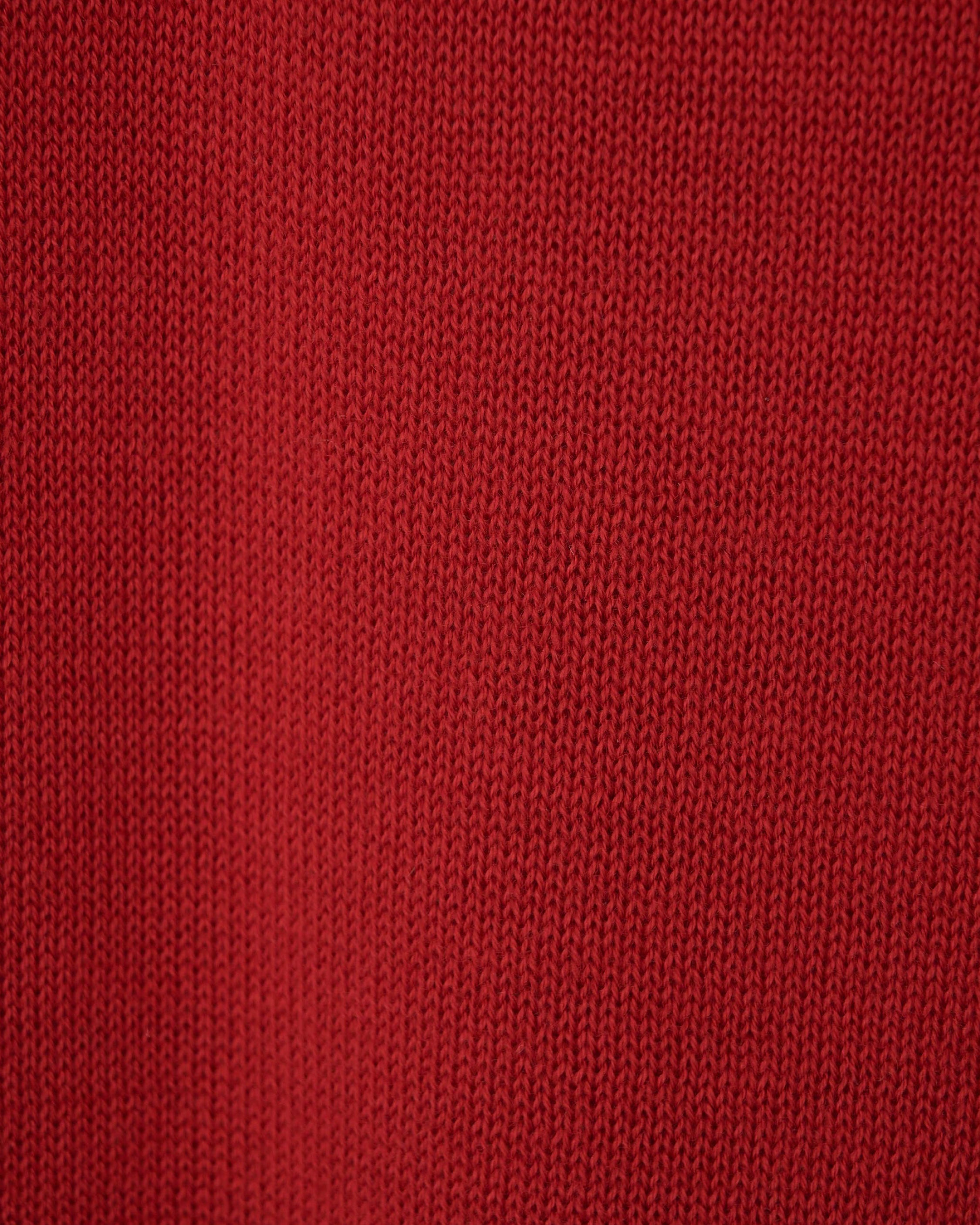 GBH / Wool Silk Polo Knit - Red