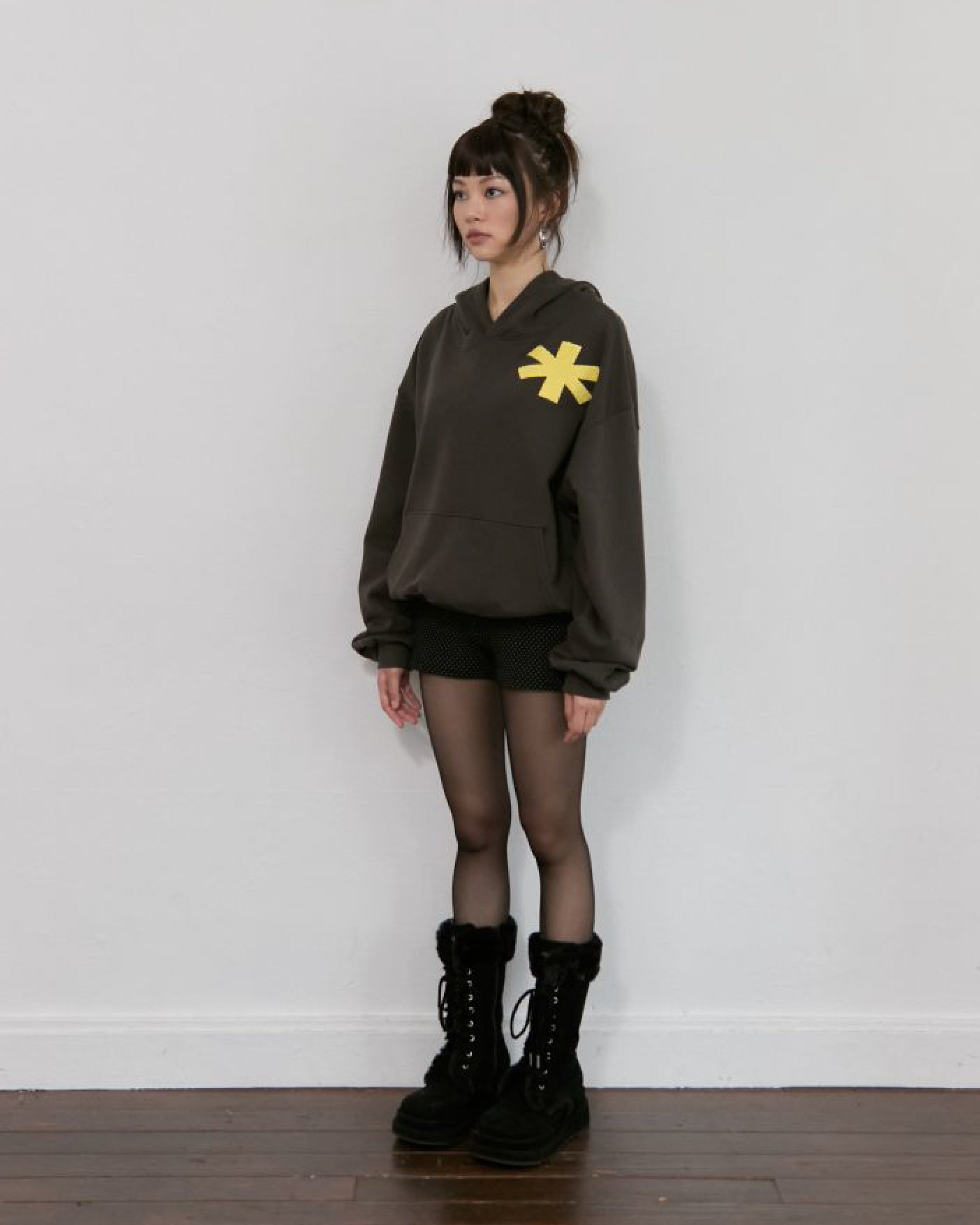 KÜL / Asterisk Hoodie - Khaki Brown