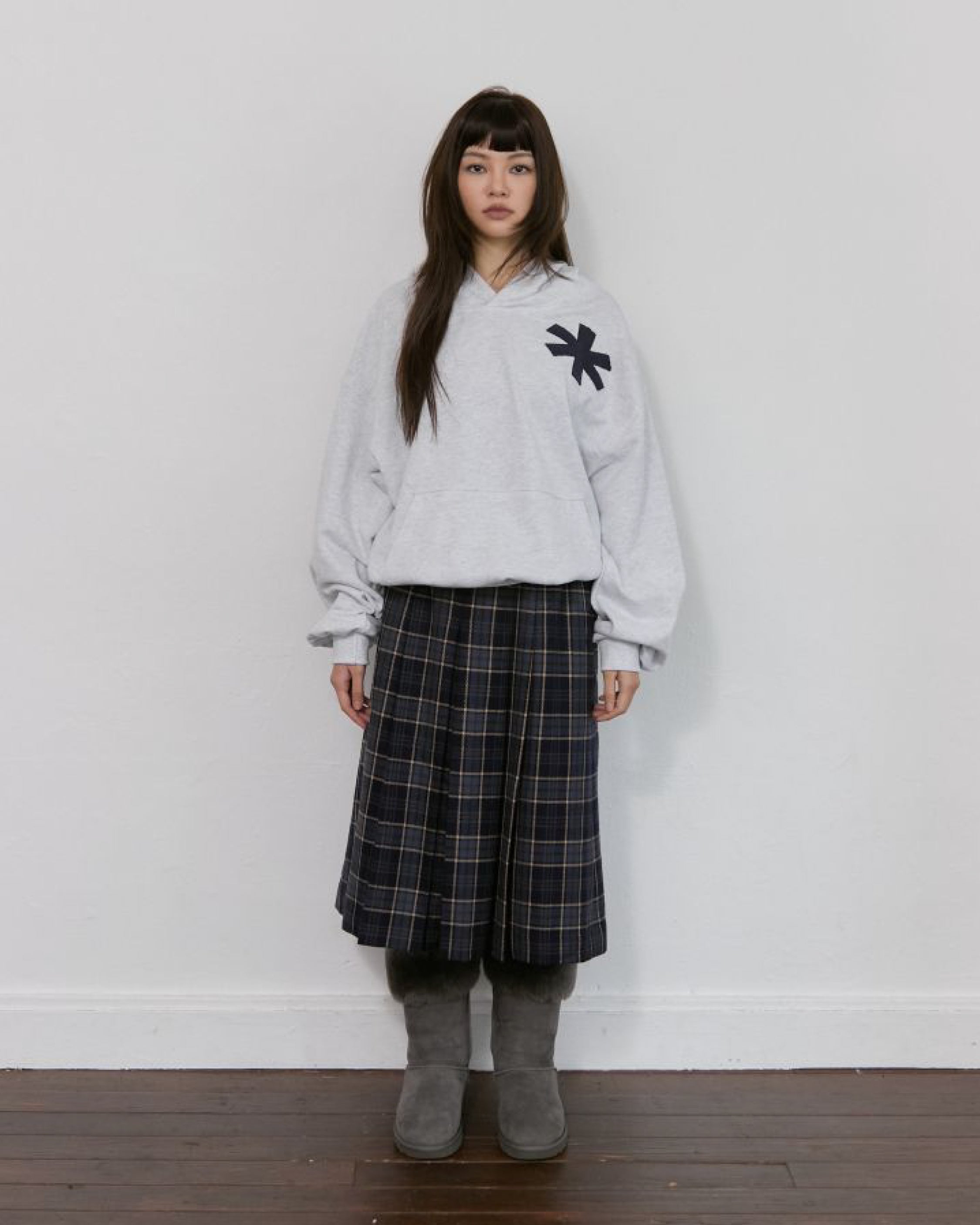 KÜL / Asterisk Hoodie - Light Gray
