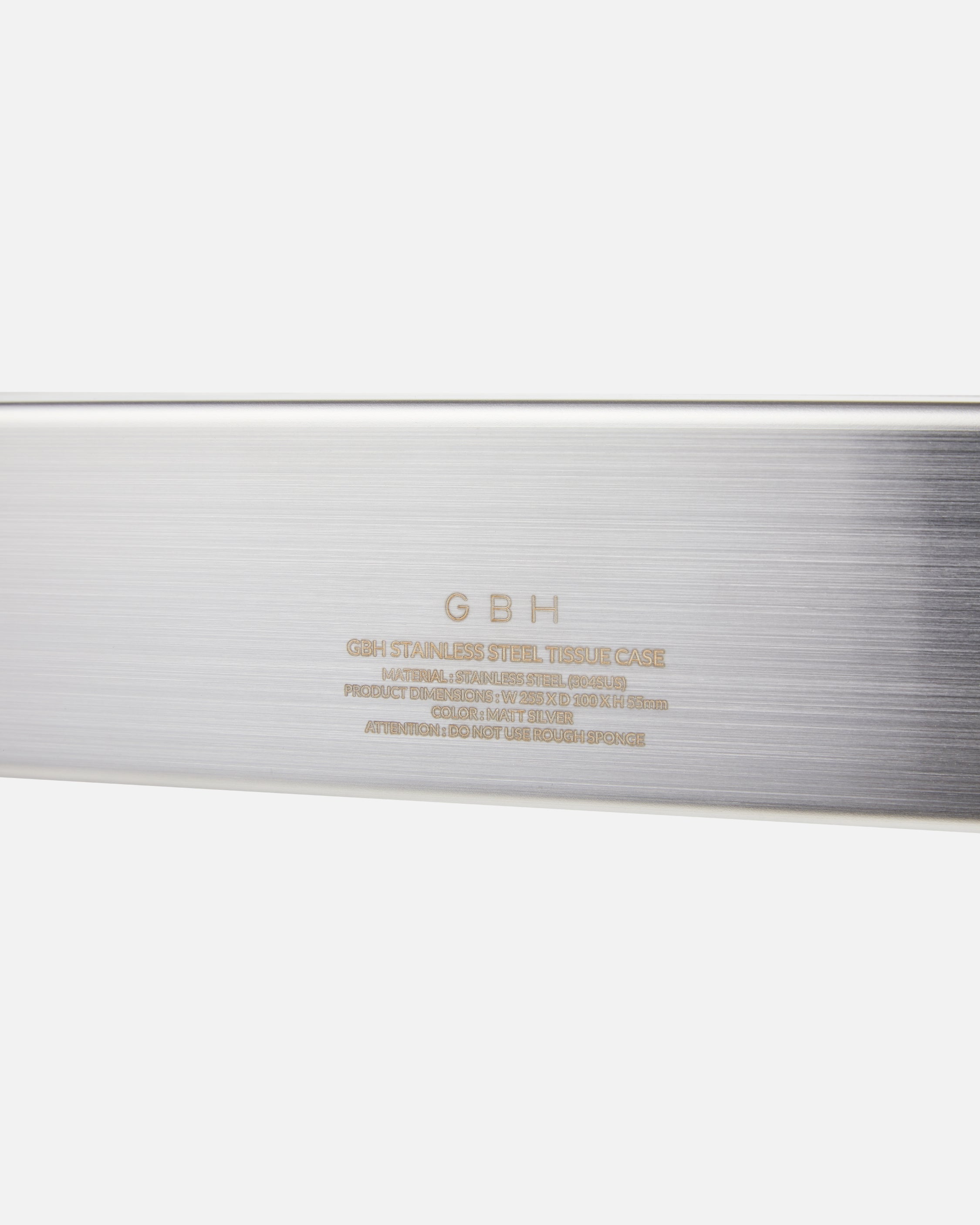 GBH / Stainless Tissue Case - Matt Silver