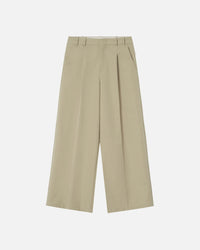 GBH / Wide Fit Cotton Pants - Beige