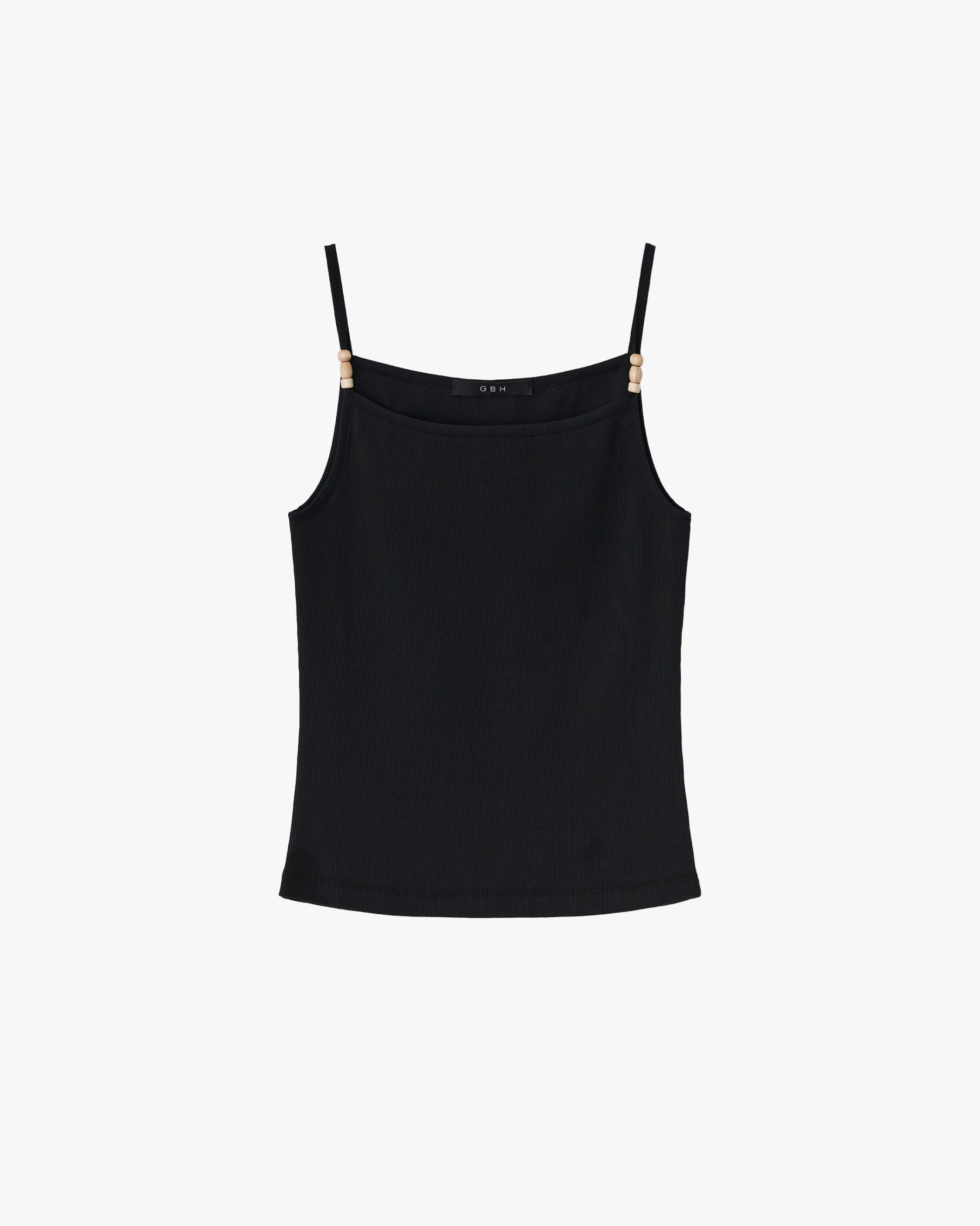 GBH / Wood Beads Sleeveless - Black