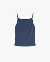 GBH / Wood Beads Sleeveless - Blue Grey