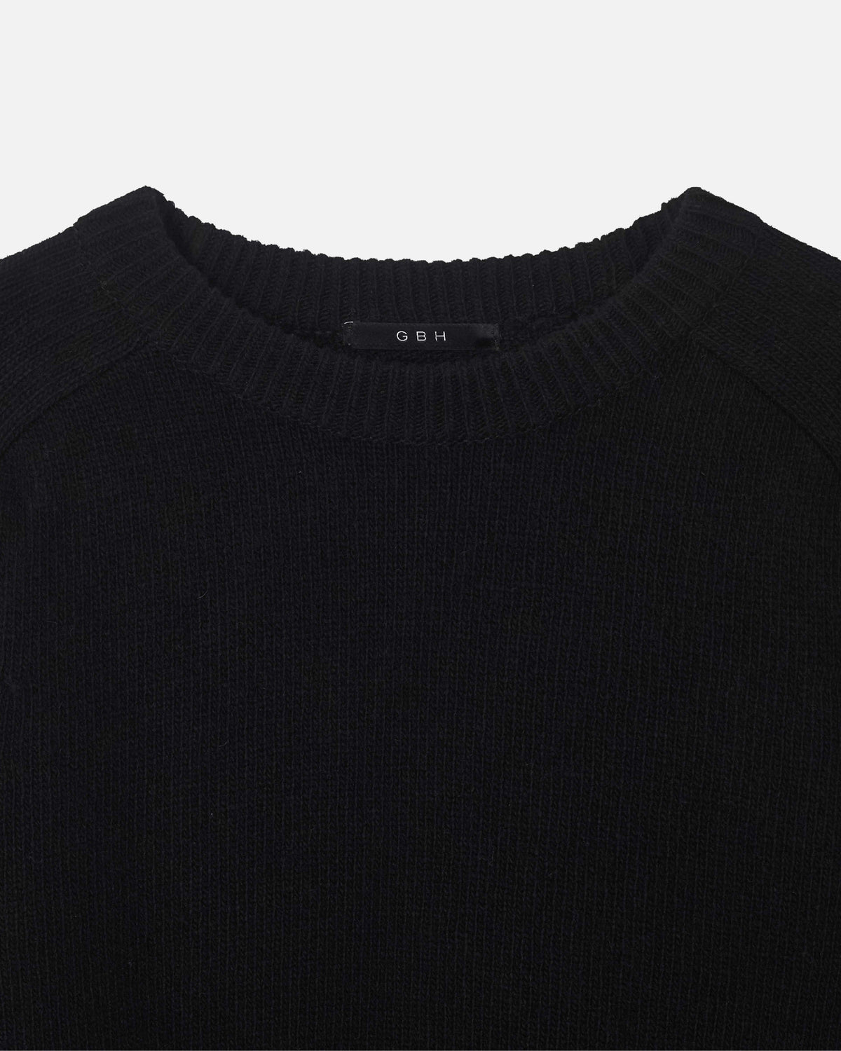 GBH / 26FW WOOL CREW NECK KNIT - Black