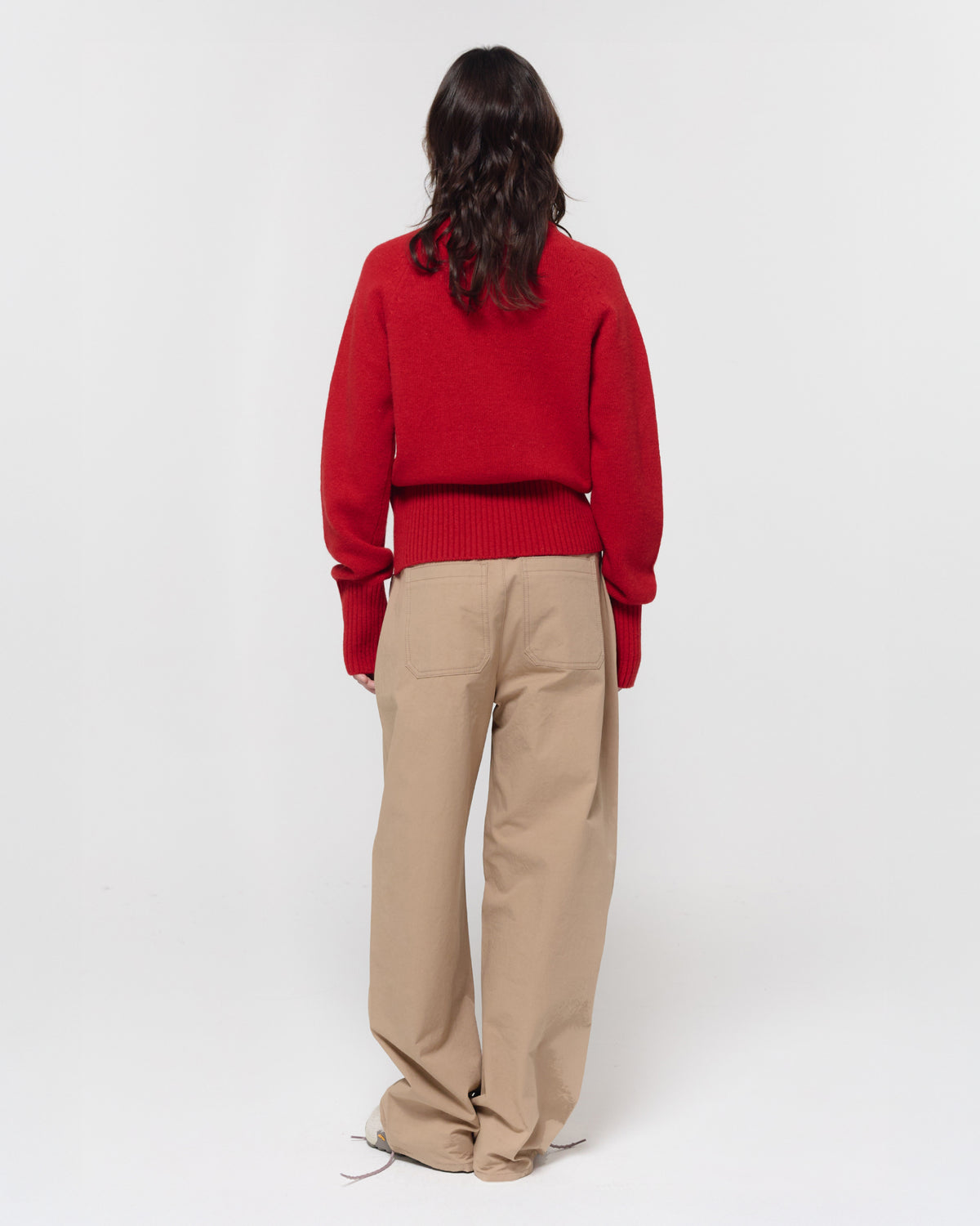 GBH / 26FW WOOL CREW NECK KNIT - RED