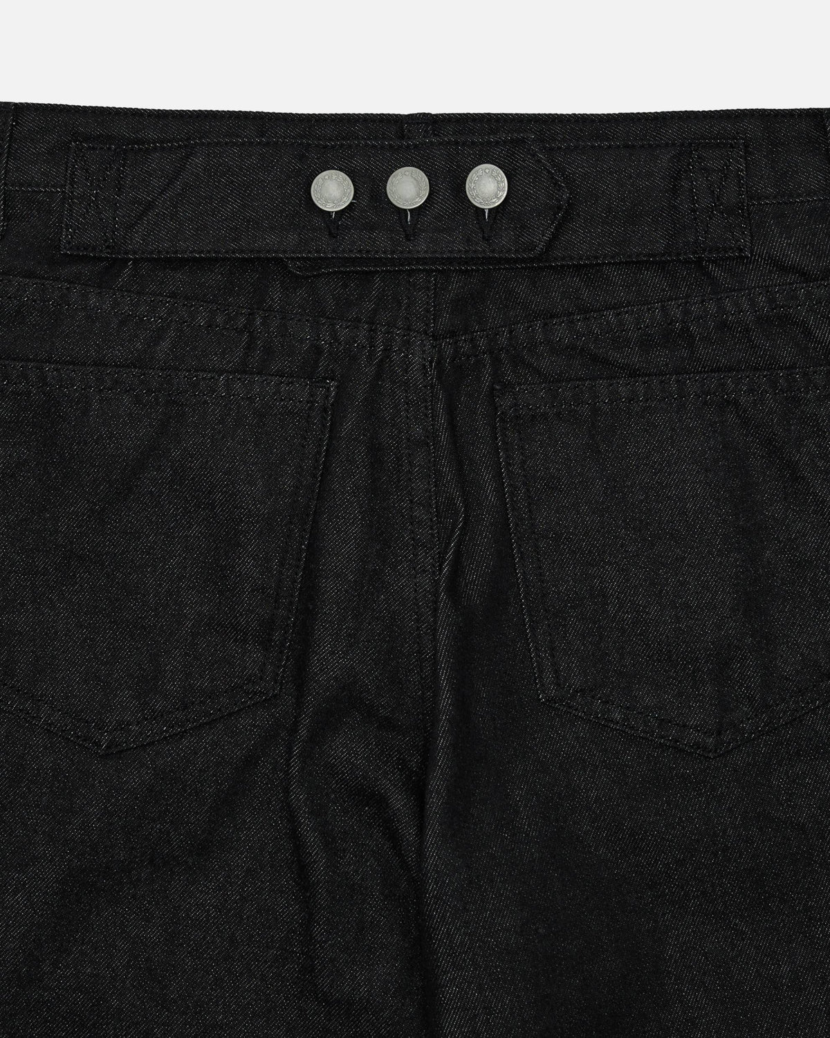 GBH / 26FW WIDE CINCH-BACK JEAN - Black