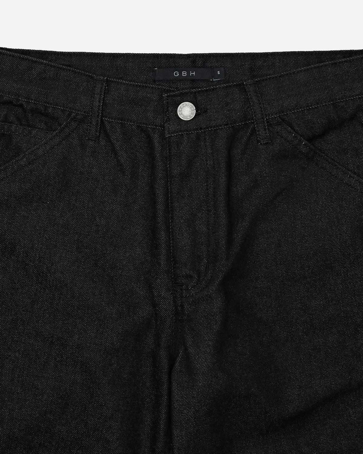 GBH / 26FW WIDE CINCH-BACK JEAN - Black