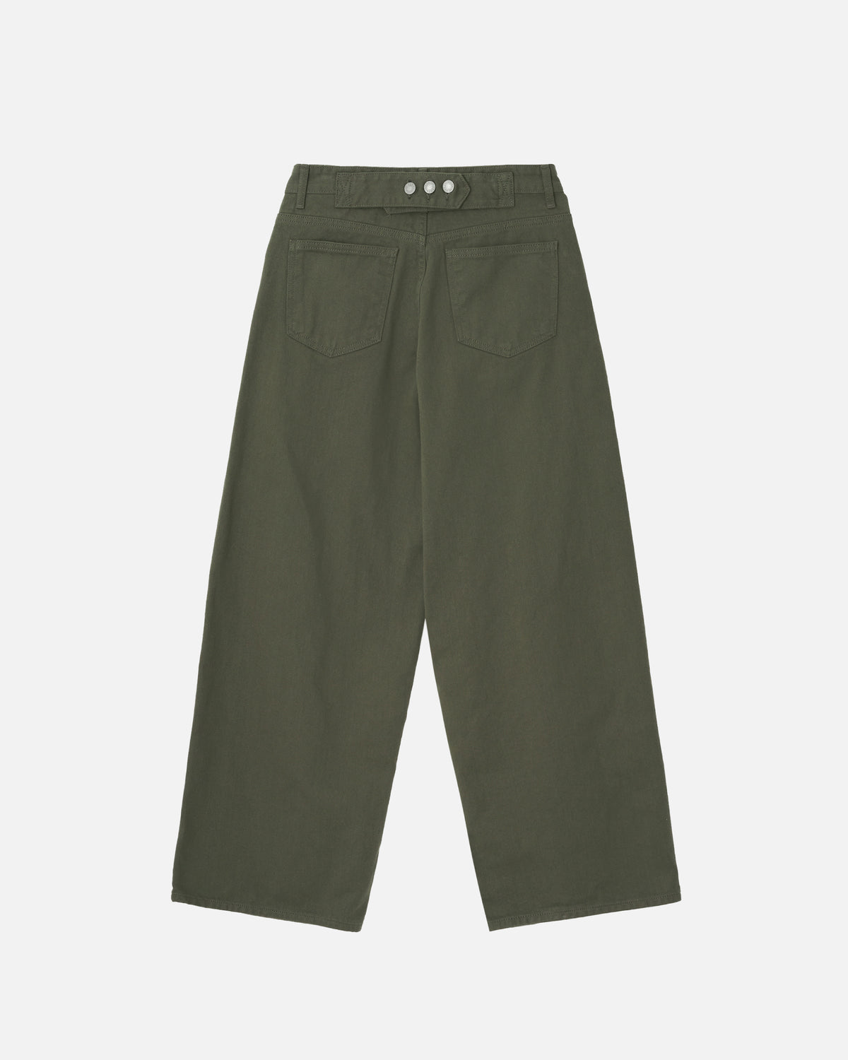GBH / 26FW WIDE CINCH-BACK JEAN - Khaki
