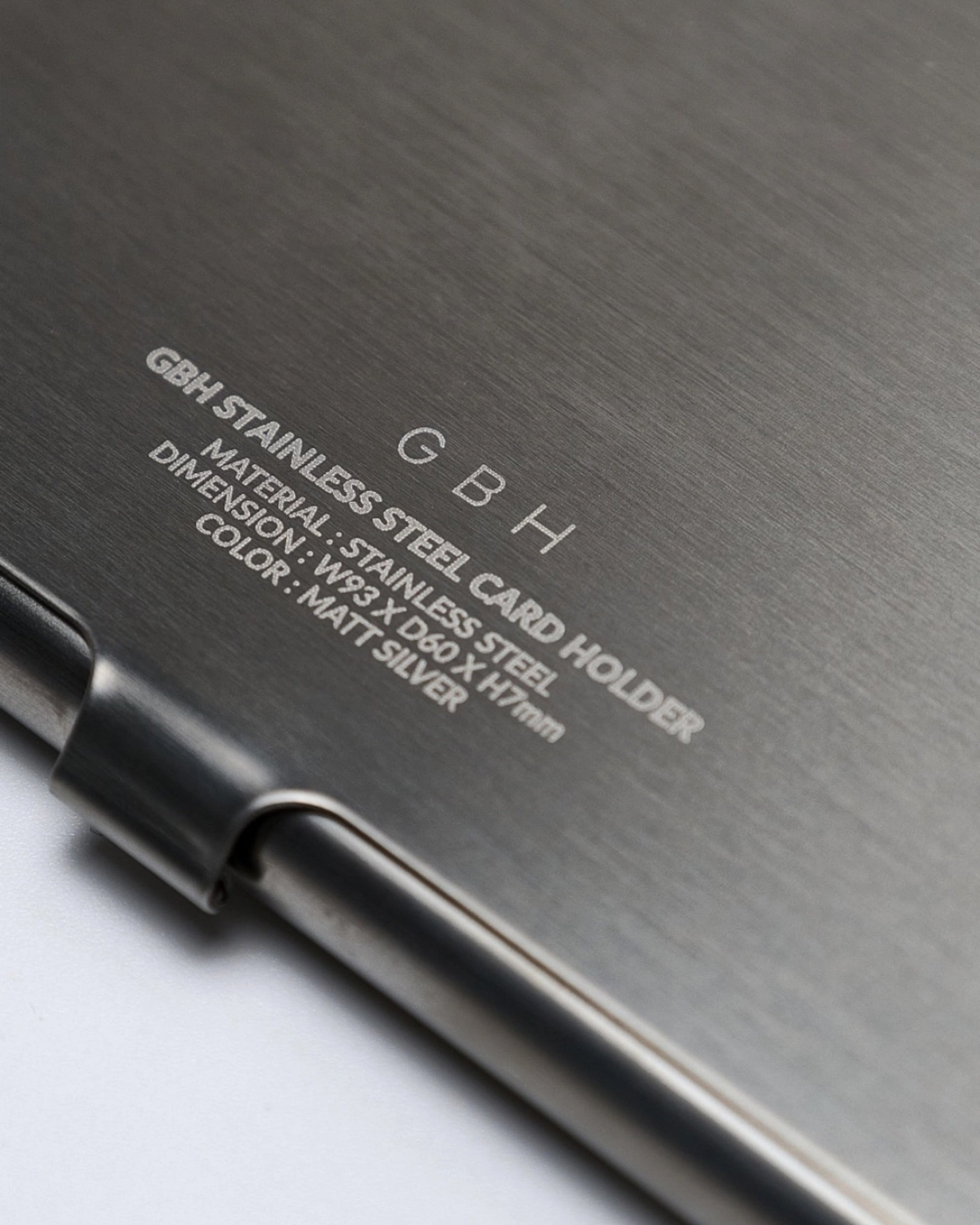 GBH / Stainless Steel Card Holder