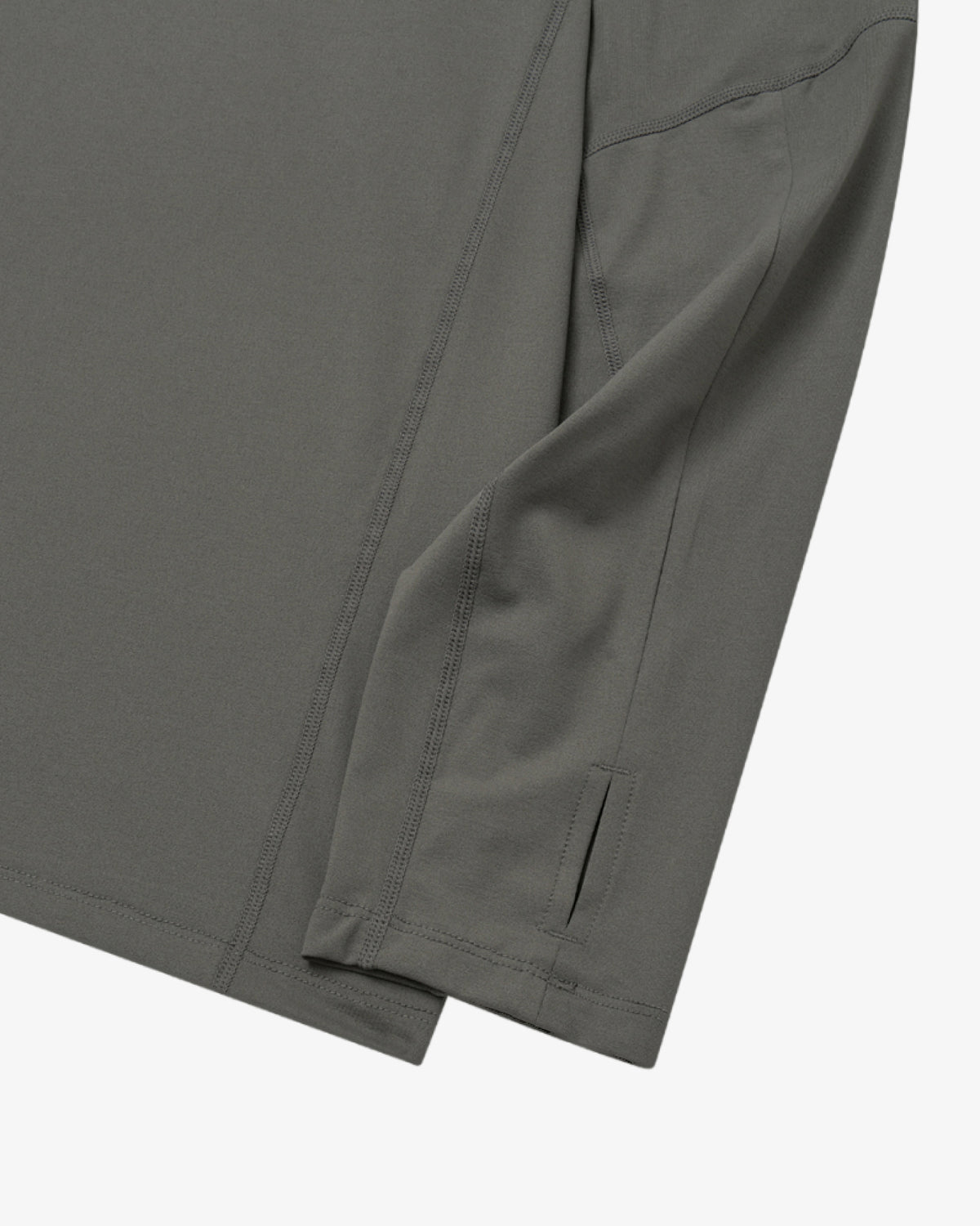 GOYOWEAR / Division Askin Logo Long Sleeve - Khaki Grey
