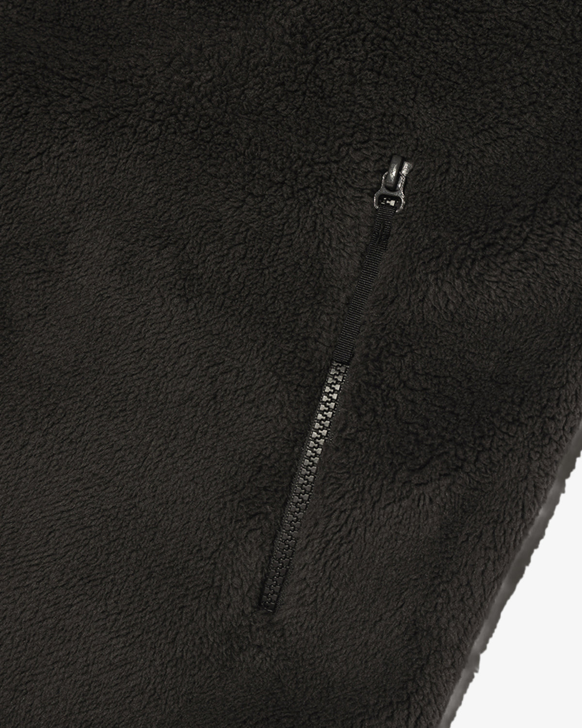 GOYOWEAR / Nylon Shear Fleece Jacket - Brown Grey