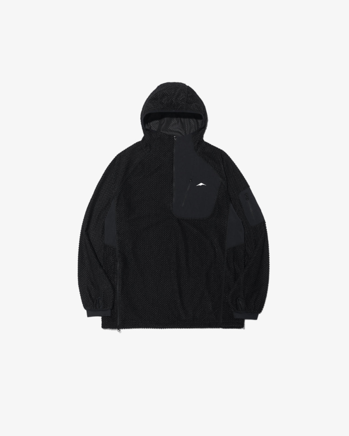 GOYOWEAR / Octa Light-Weight-Half Zip Hoodie - Black