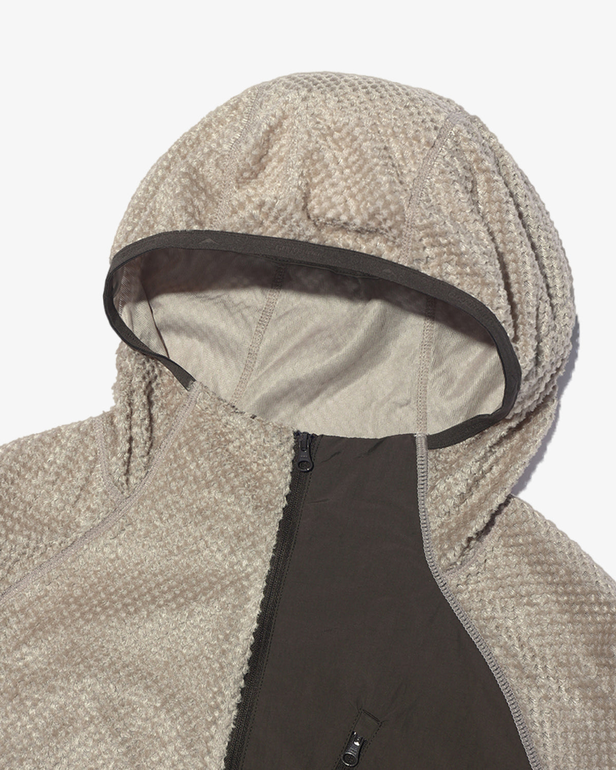 GOYOWEAR / Octa Light-Weight-Half Zip Hoodie - Beige